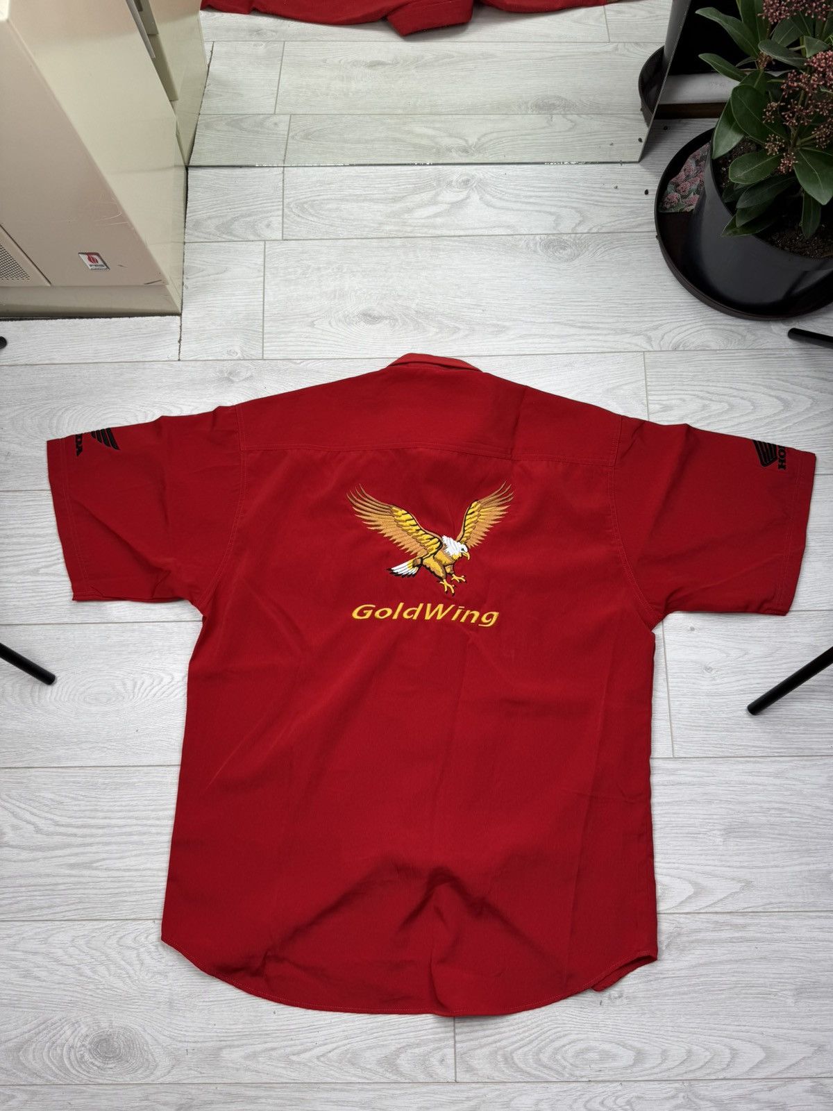 Honda Vintage Honda Racing Woody Woodpecker Gold Wing Shirt Size US XXL / EU 58 / 5 - 7 Thumbnail