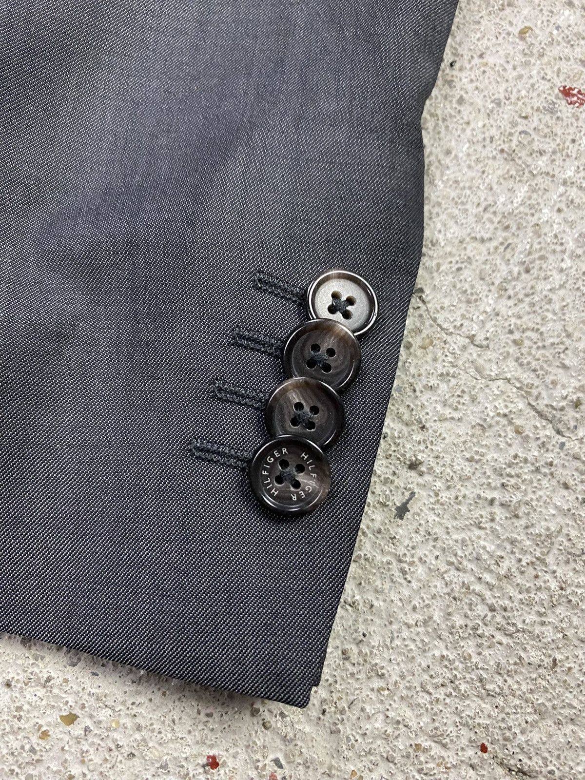 Tommy hilfiger suit grey old money classy