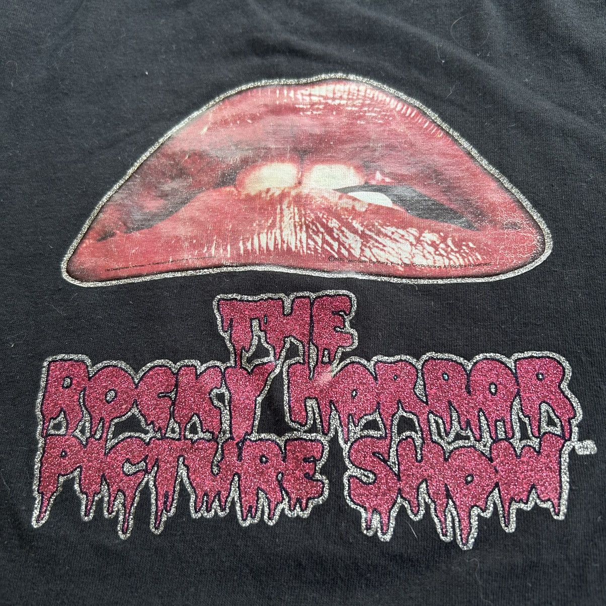 Vintage Vintage 80s Rocky Horror Picture Show Iron On Print T Shirt Size US M / EU 48-50 / 2 - 6 Thumbnail