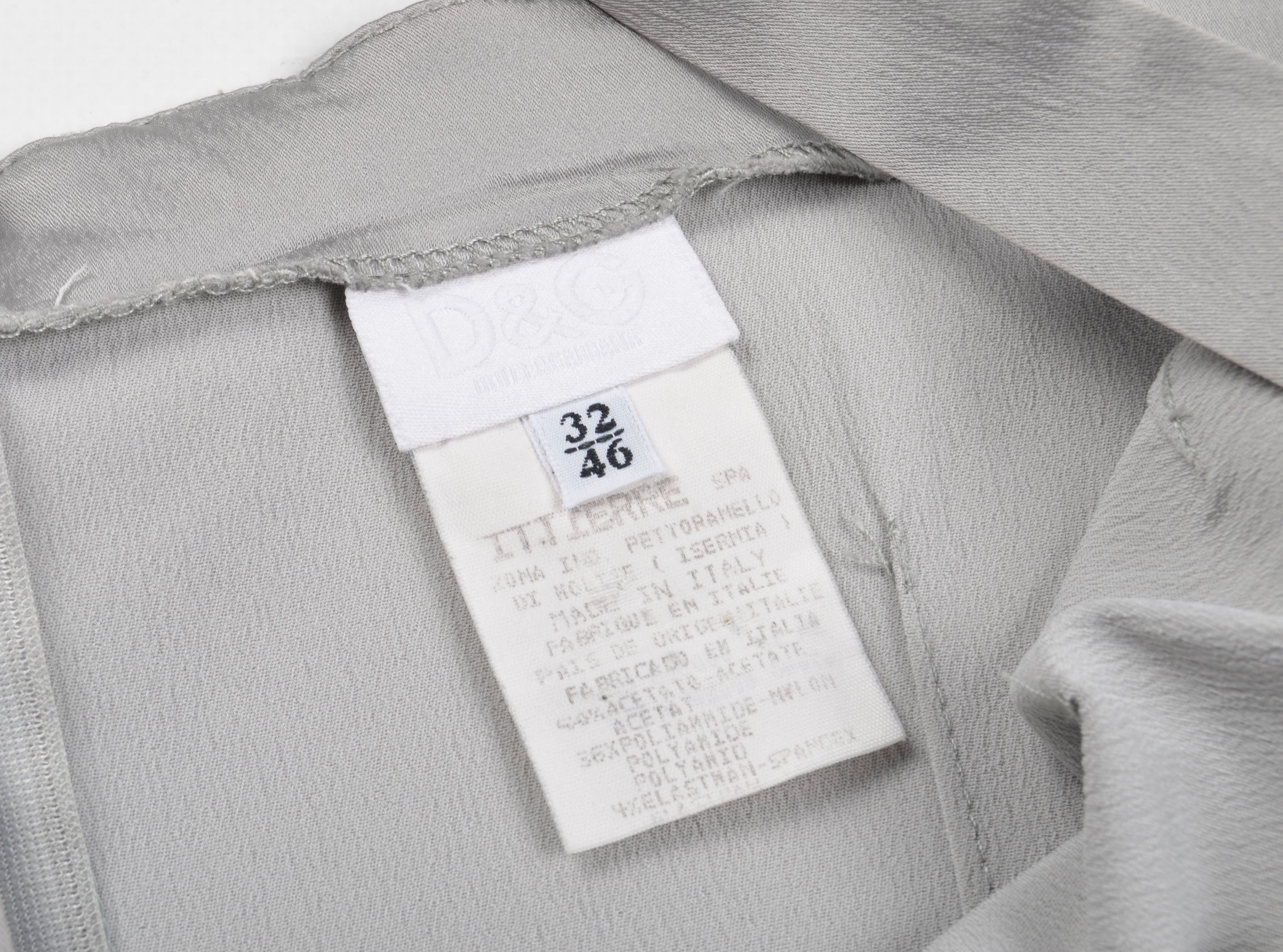 Dolce & Gabbana Vintage Dolce & Gabbana 00's Glam Silver Top Size M / US 6-8 / IT 42-44 - 6 Thumbnail
