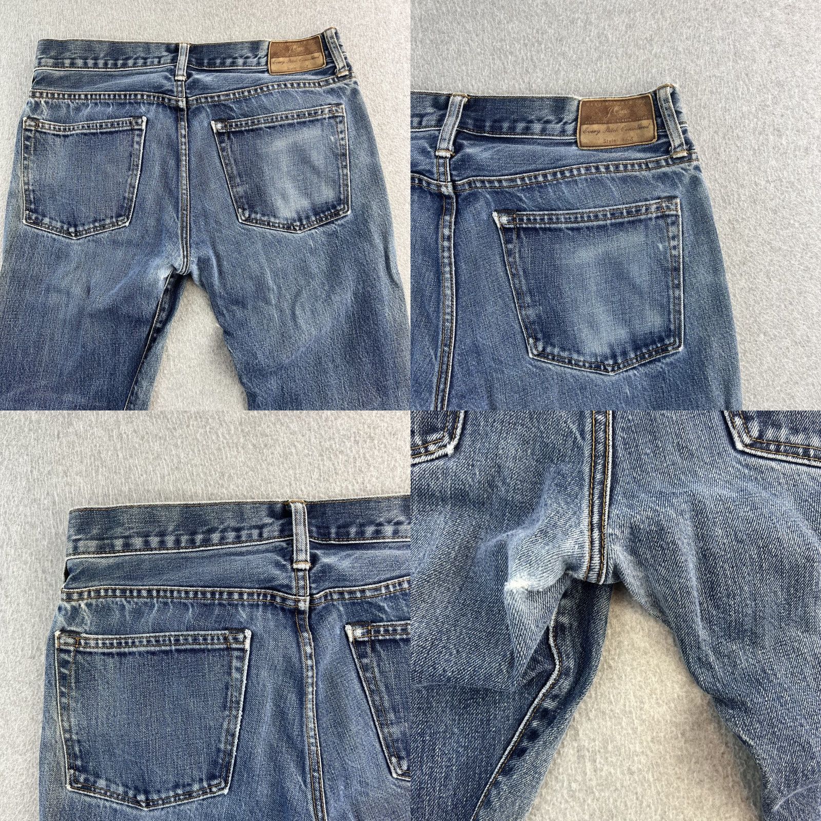 J.Crew J.Crew Jeans Mens 32x30 Blue Denim Straight Leg Style 47 Classic Fit Casual Size US 32 / EU 48 - 9 Thumbnail