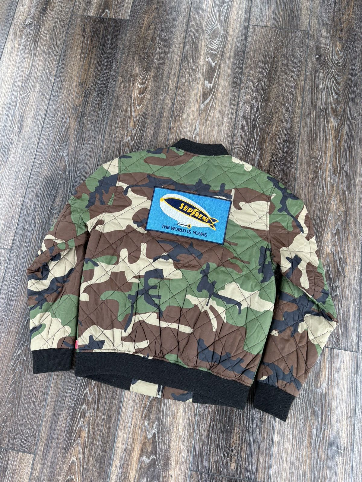 Supreme Supreme The World Is Yours Bomber Jacket SS12 Camo Size US S / EU 44-46 / 1 - 1 Thumbnail