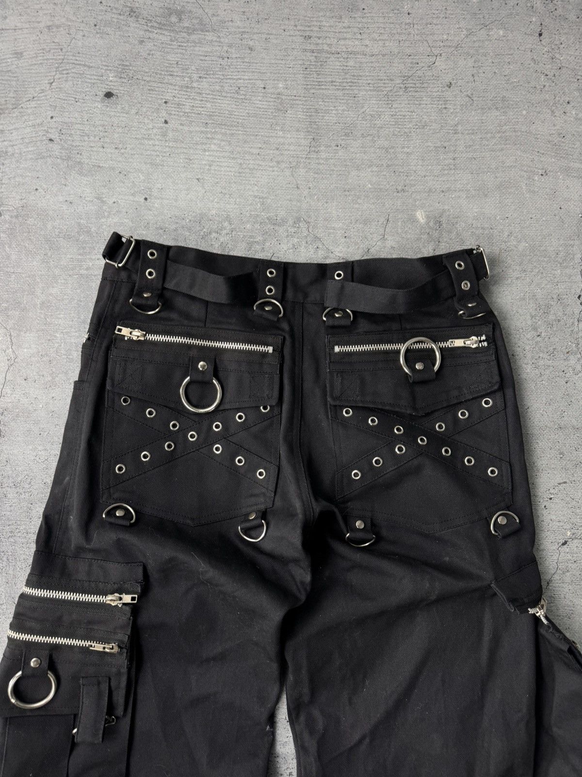 Vintage Vintage bondage pants Criminal damage Cargo Gothic Parachute Size US 30 / EU 46 - 4 Thumbnail