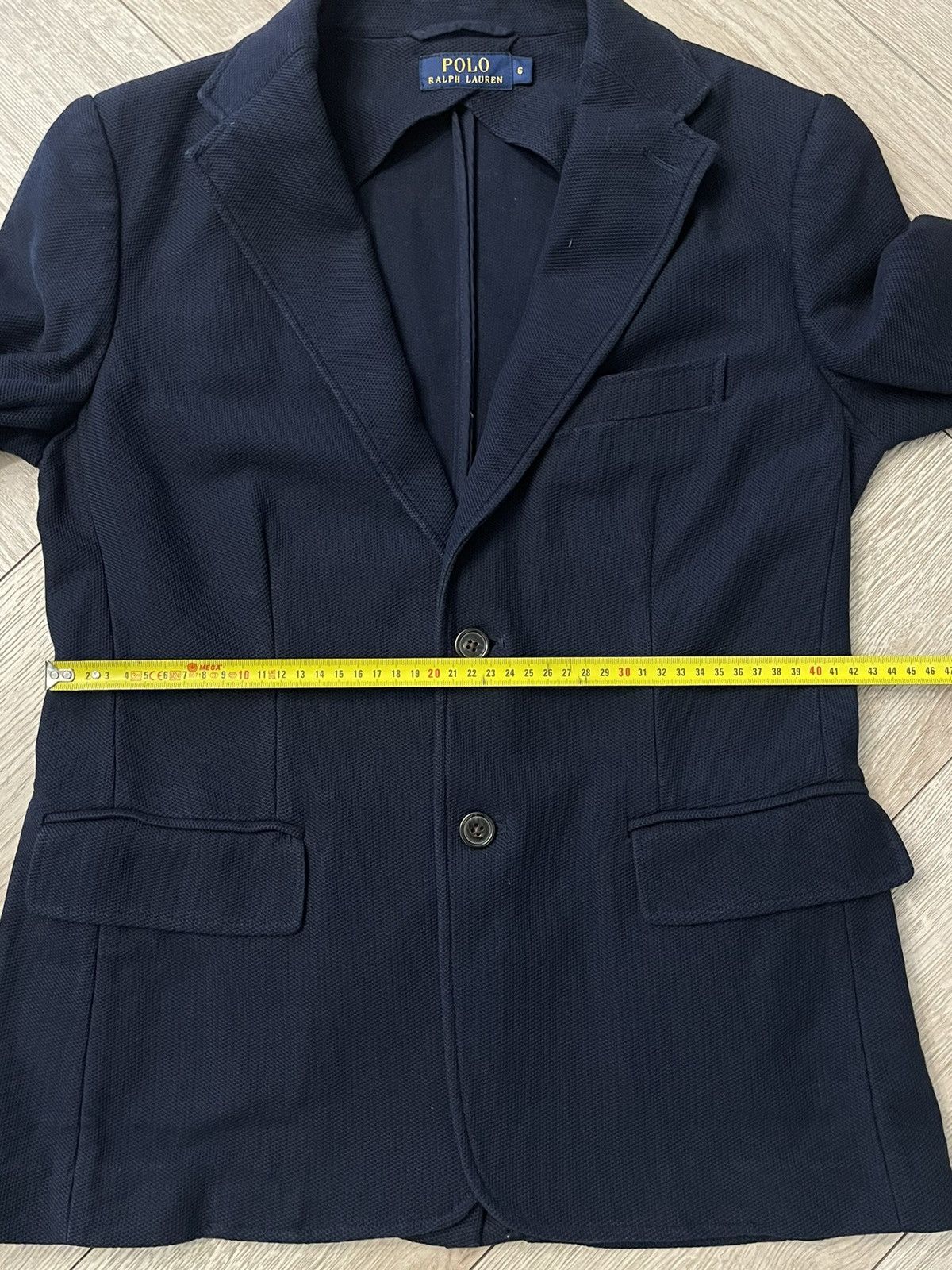 Polo Ralph Lauren Polo Ralph Lauren Soft Stretch Cotton Women's Blazer in Blue Size S / US 4 / IT 40 - 16 Thumbnail