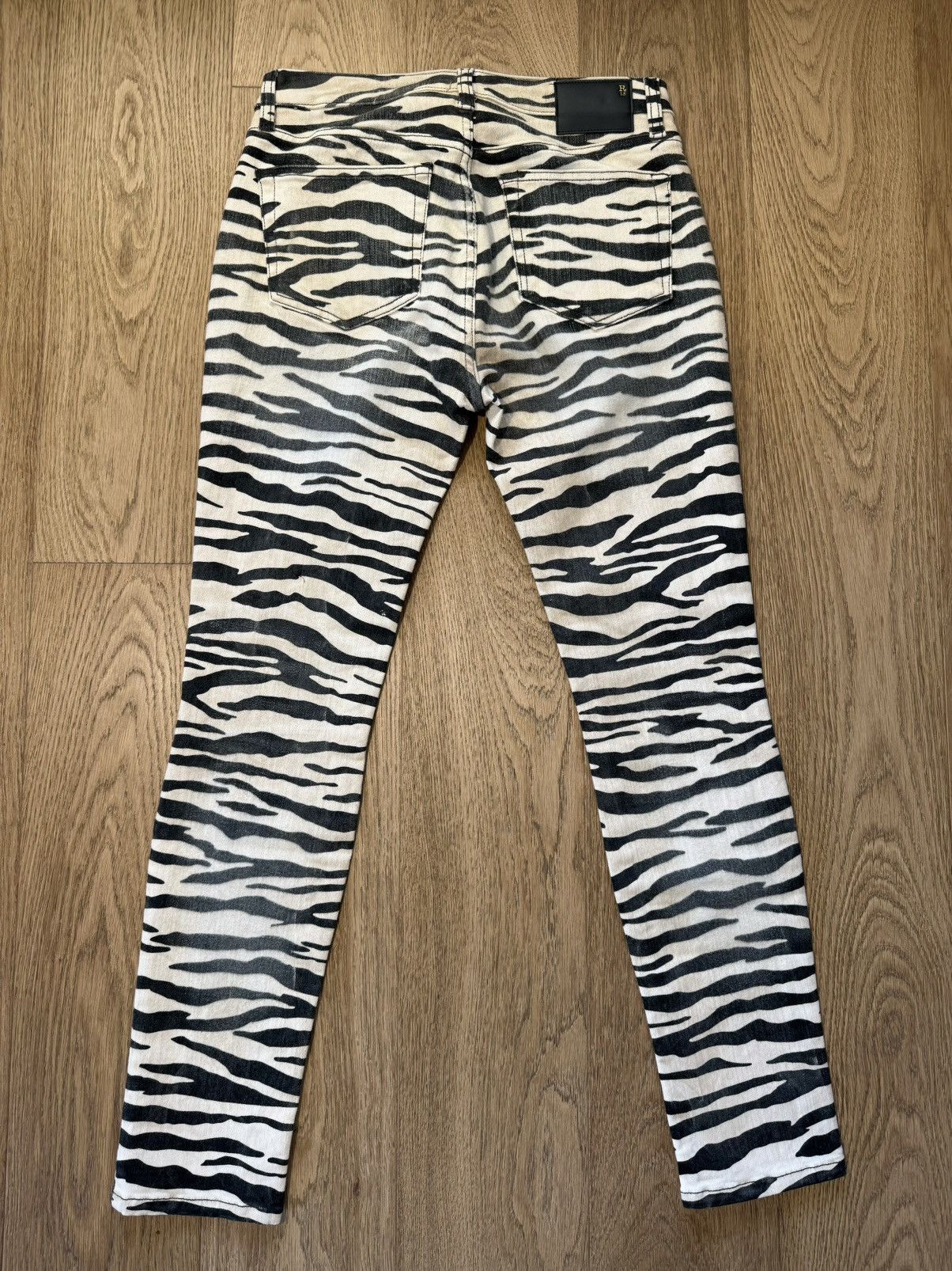 R13 R13 zebra print jeans Size 27" / US 4 / IT 40 - 4 Thumbnail