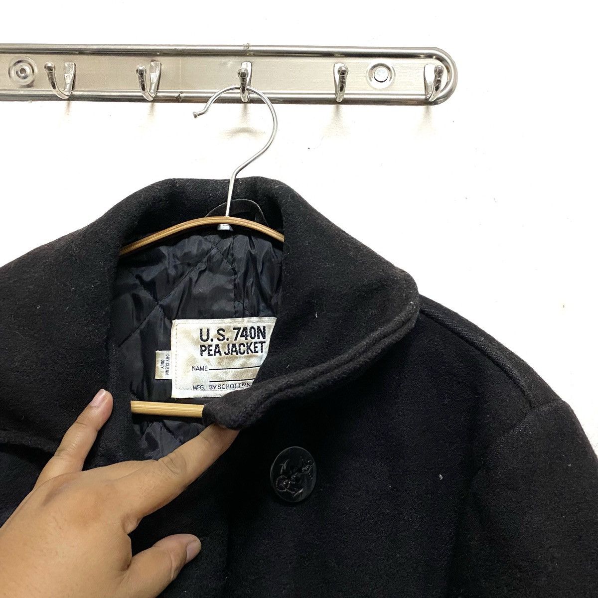 Schott Vintage Schott Bros NYC Duffle Coat Wool Long Jacket Chore Size US M / EU 48-50 / 2 - 3 Thumbnail