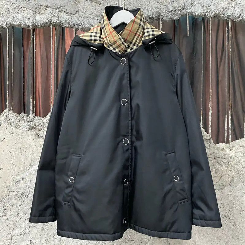 Burberry Burberry Men's Black Long Sleeve Spring Coat Size US M / EU 48-50 / 2 - 1 Thumbnail
