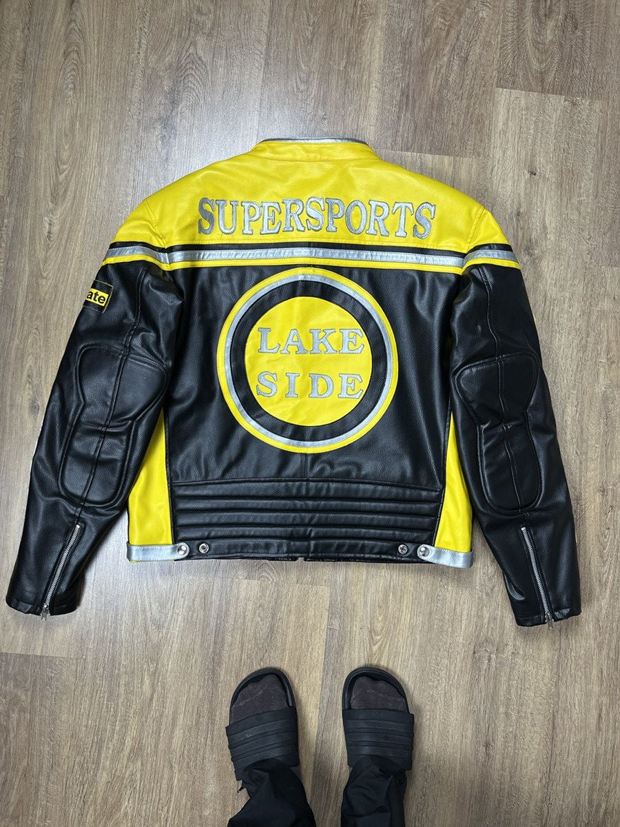 DRIFTER ➕ y2k racing moto leather jacket by drifter vintage Size US XL / EU 56 / 4 - 3 Thumbnail