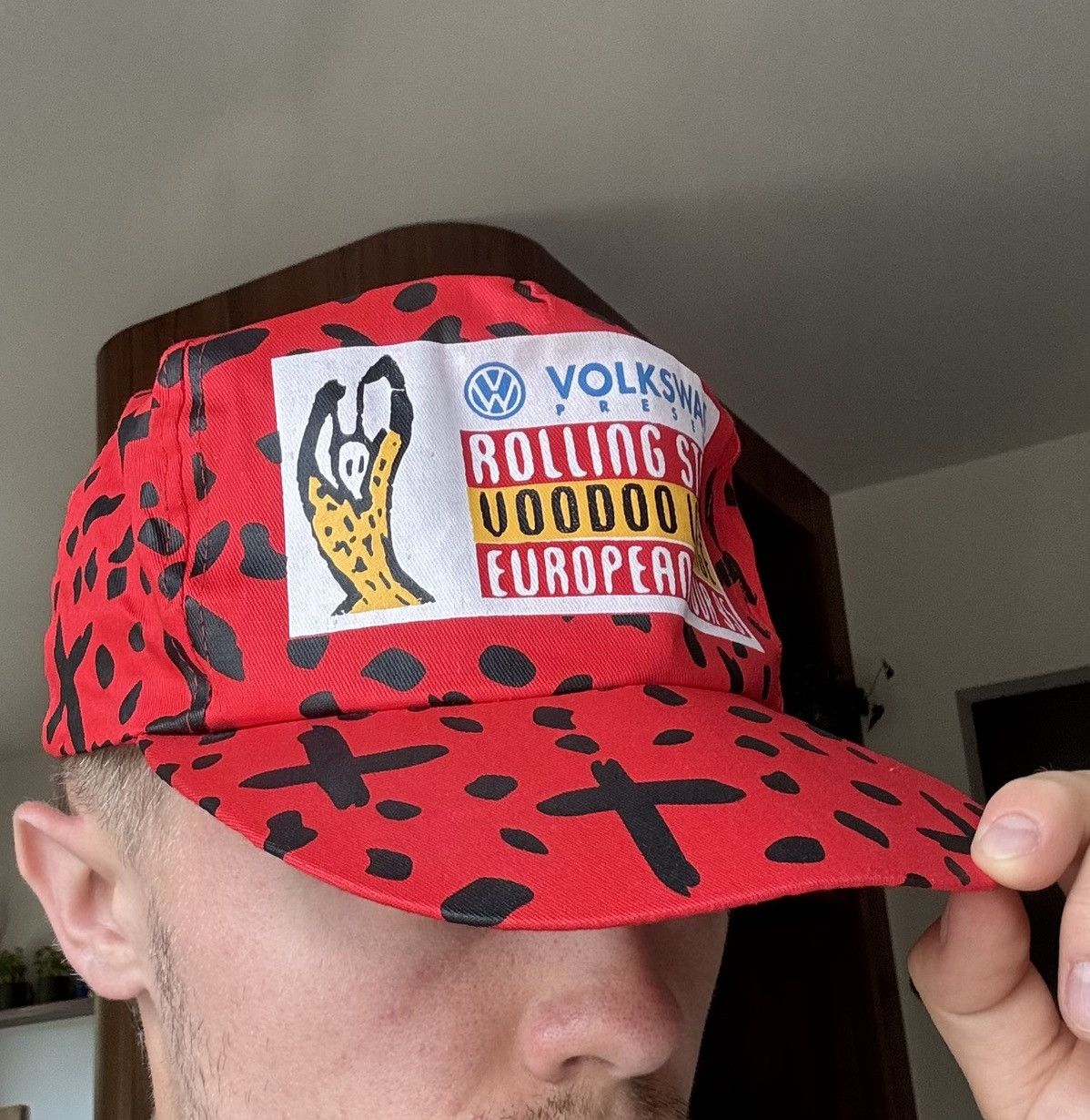 90's Rolling Stones VooDoo Lounge Band Hat Trucker Hat