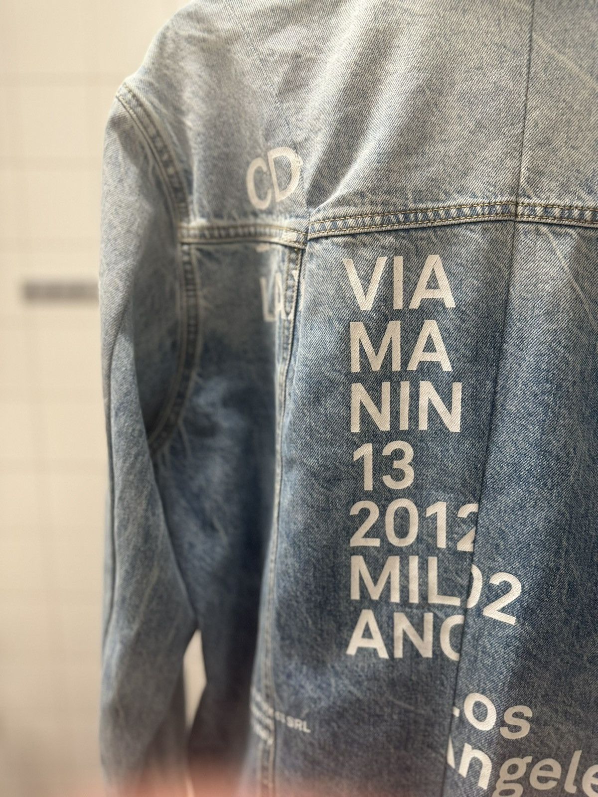 Ben Taverniti Unravel Project Assymetric Denim Jacket Size US XL / EU 56 / 4 - 4 Thumbnail