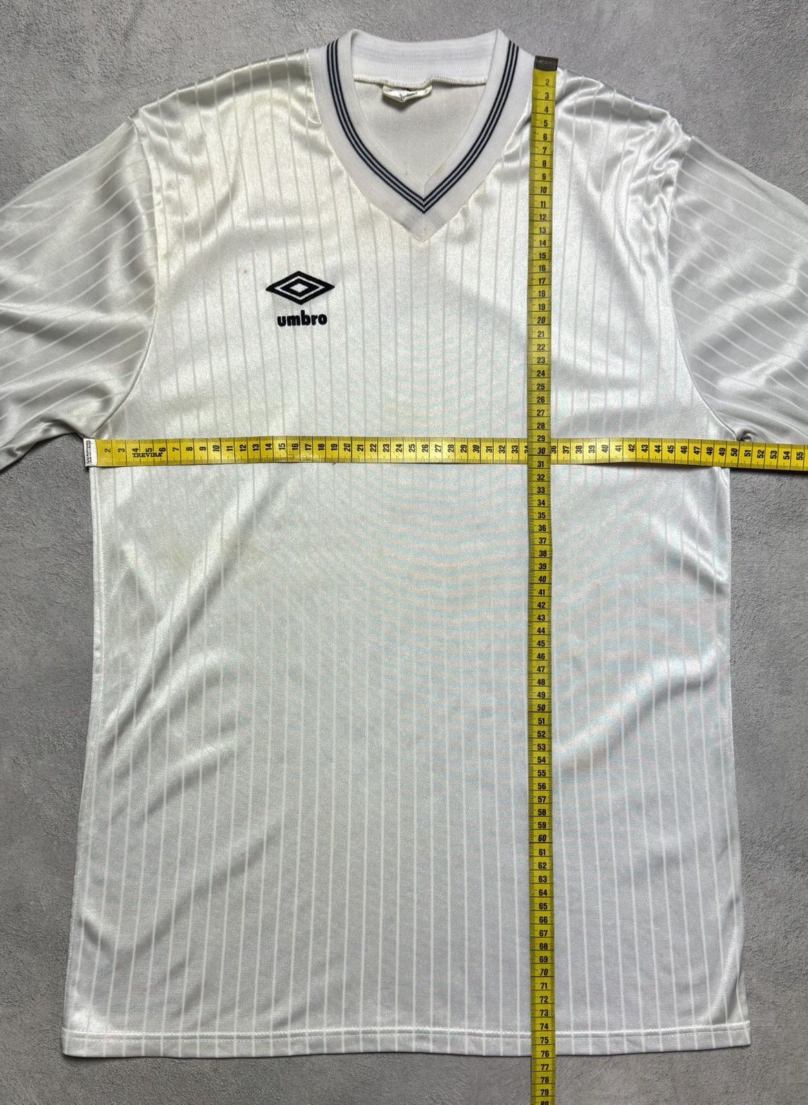 Umbro 1980s Umbro Template Shirt Soccer Jersey Long Sleeve Vintage Size US L / EU 52-54 / 3 - 15 Thumbnail