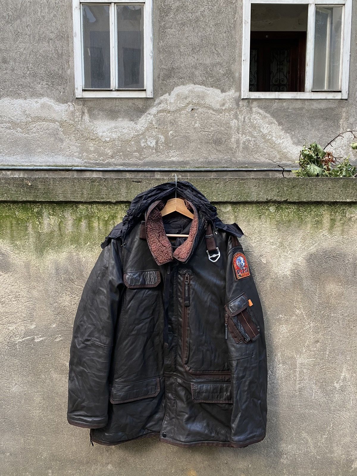 Parajumpers Parajumpers Leather Multipocket Insulated Jacket Size US L / EU 52-54 / 3 - 2 Thumbnail