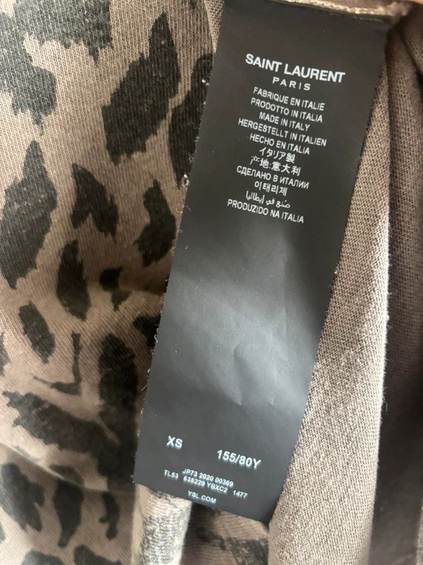 Saint Laurent Paris Saint Laurent Leopard T- shirt Size US XS / EU 42 / 0 - 3 Thumbnail