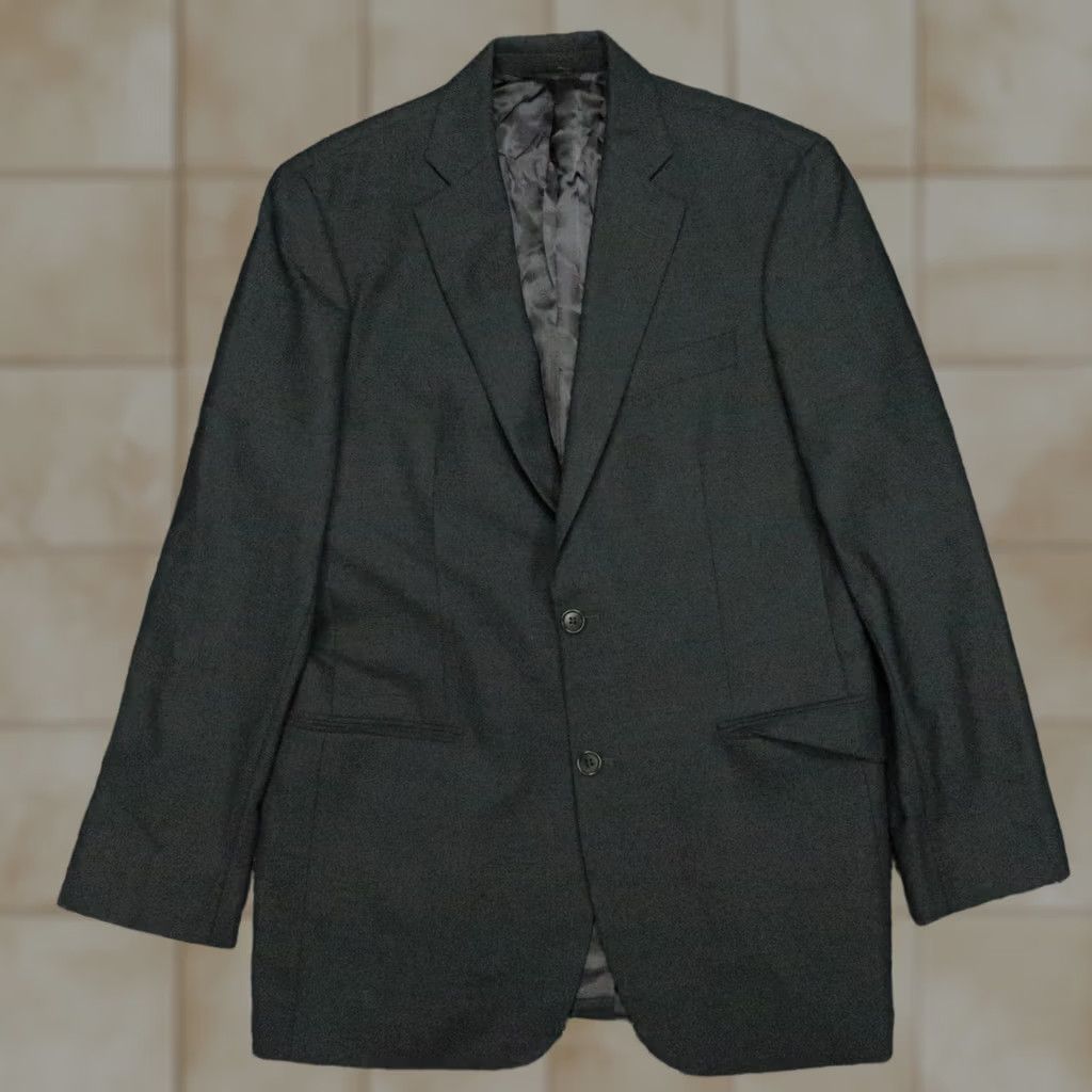 Brooks Brothers Brooks Brothers Suit Mens 40L Gray Wool Pleated Trousers 34x31 2 Piece Regular Size US 40 / EU 56 - 1 Thumbnail