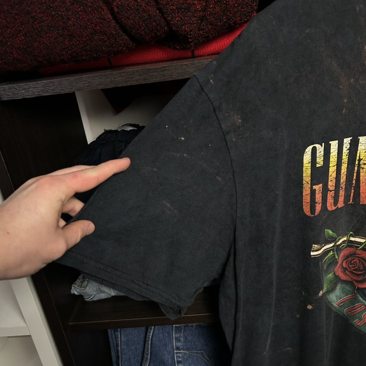 Guns N' Roses Vintage Guns N Roses Big Graphic Logo rock band tee size L Size US L / EU 52-54 / 3 - 4 Thumbnail