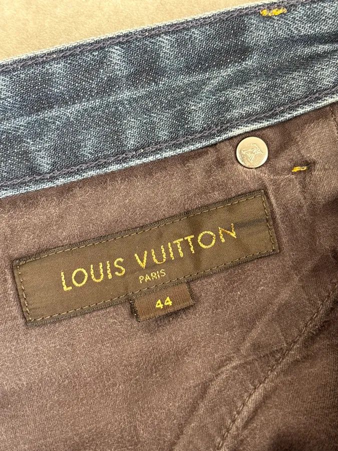 Louis Vuitton Louis Vuitton Blue Denim Straight Leg Jeans Size US 32 / EU 48 - 8 Thumbnail