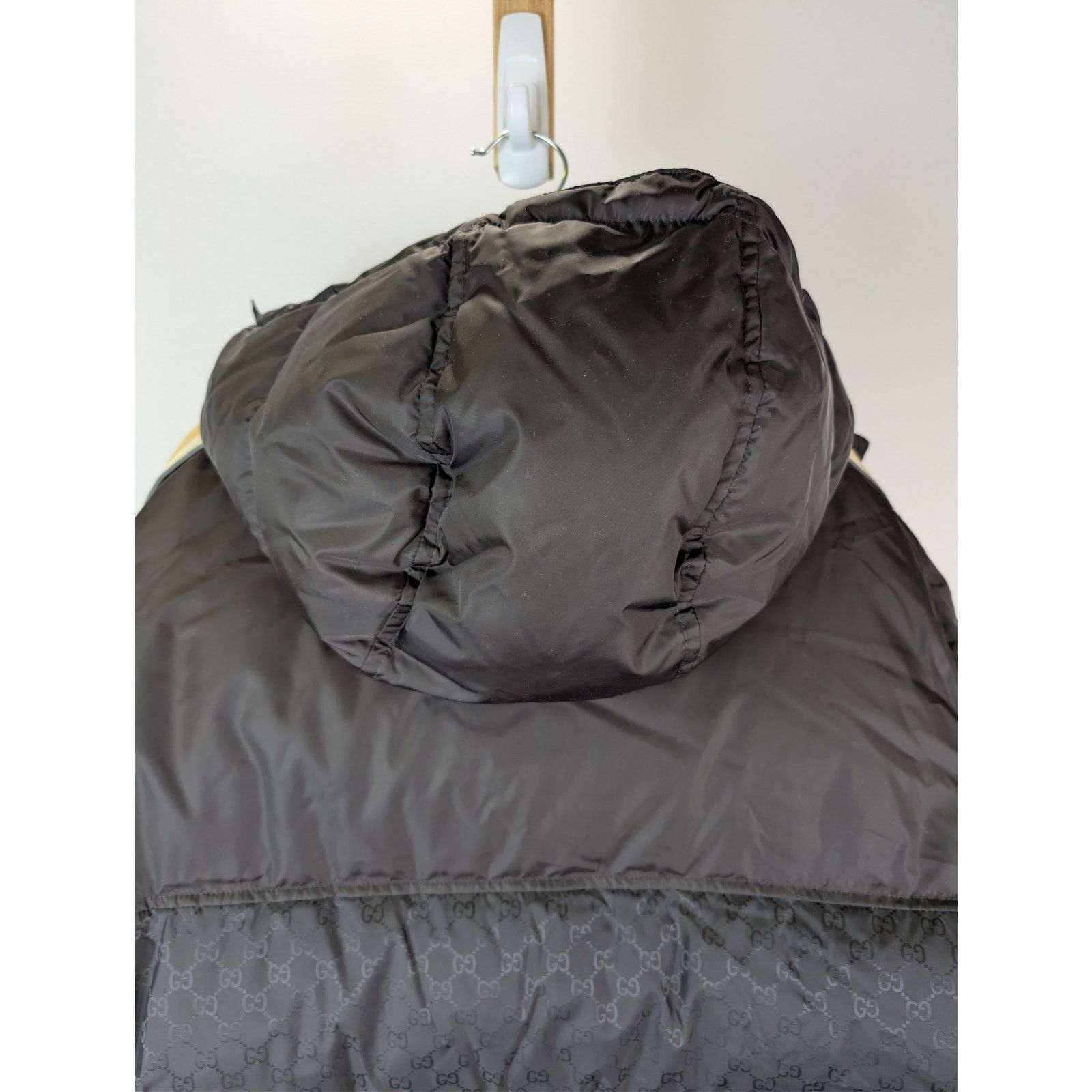 Gucci o1rshd1 Light Parachute GG Jacquard Nylon Padded Coat Jacket Size US M / EU 48-50 / 2 - 14 Thumbnail