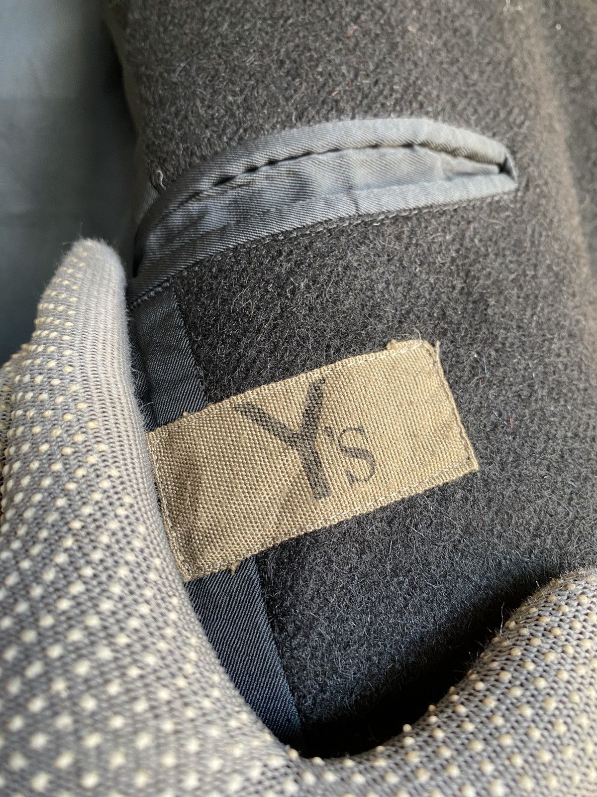Y's Y’s Yohji Yamamoto Black Double-Breasted Wool Long Coat Size US L / EU 52-54 / 3 - 12 Thumbnail