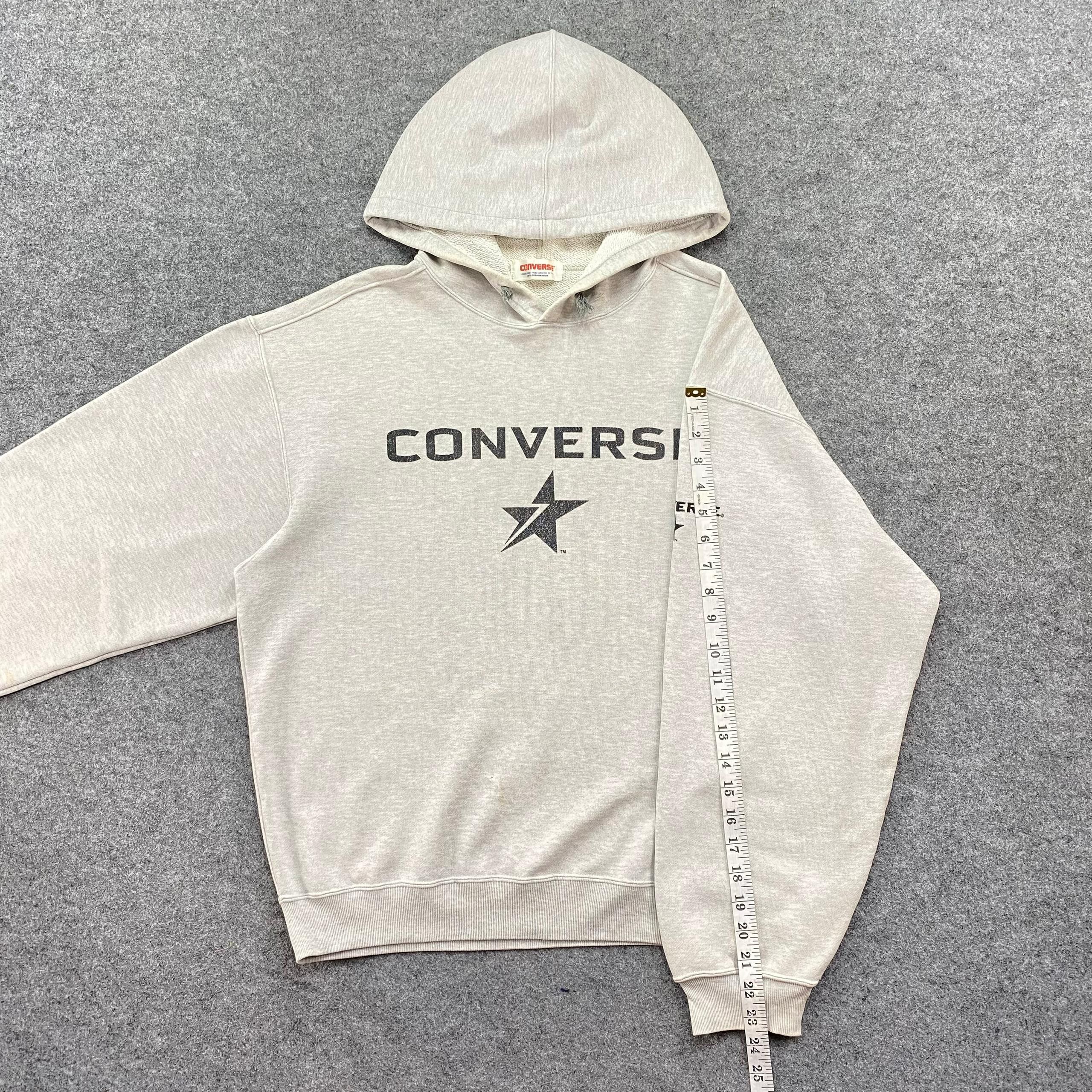 Converse Vintage 90s Converse Spell Out Hoodies Size US L / EU 52-54 / 3 - 6 Thumbnail