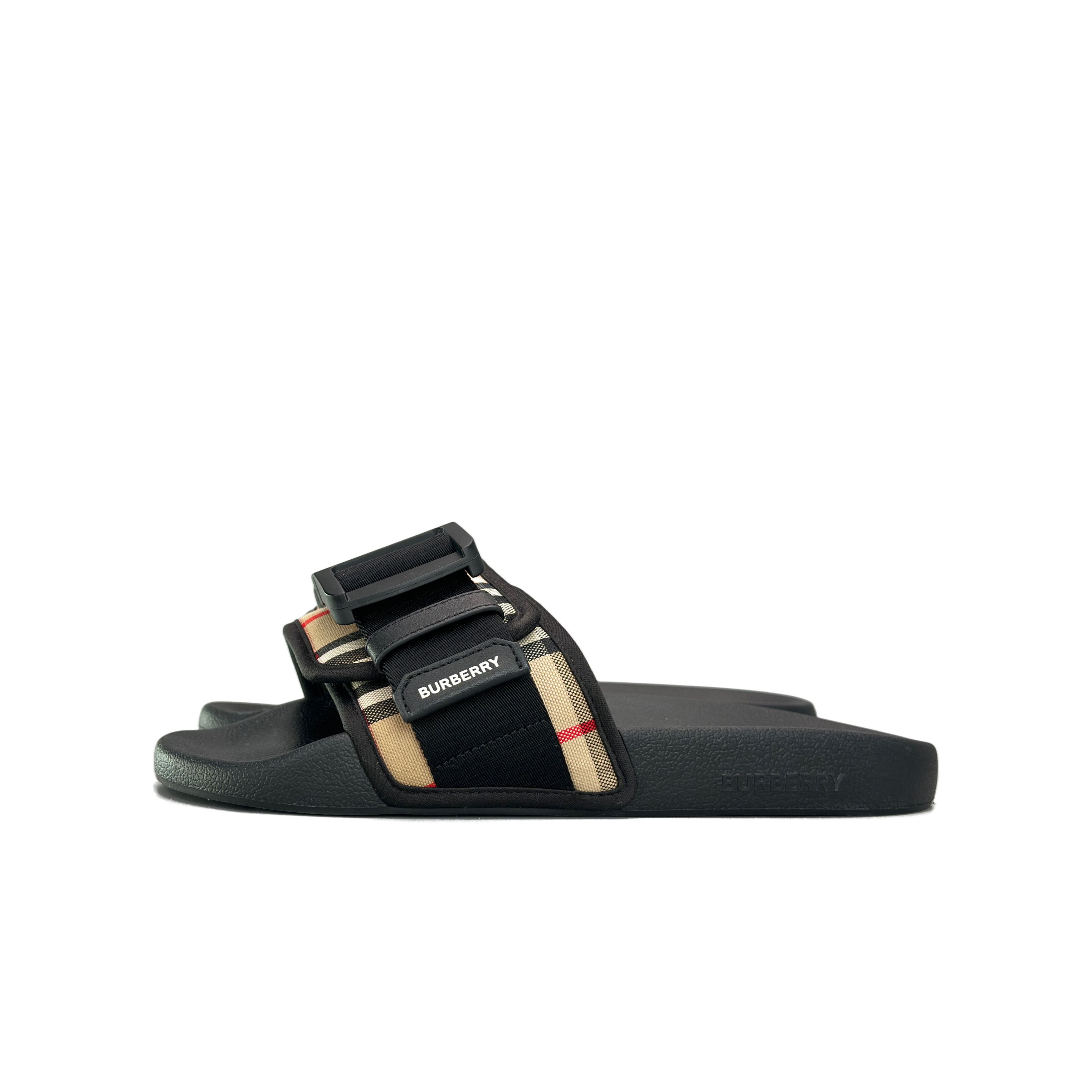 Burberry Burberry Vintage Check Buckle Sandals Size 40 Size US 7 / EU 40 - 1 Thumbnail
