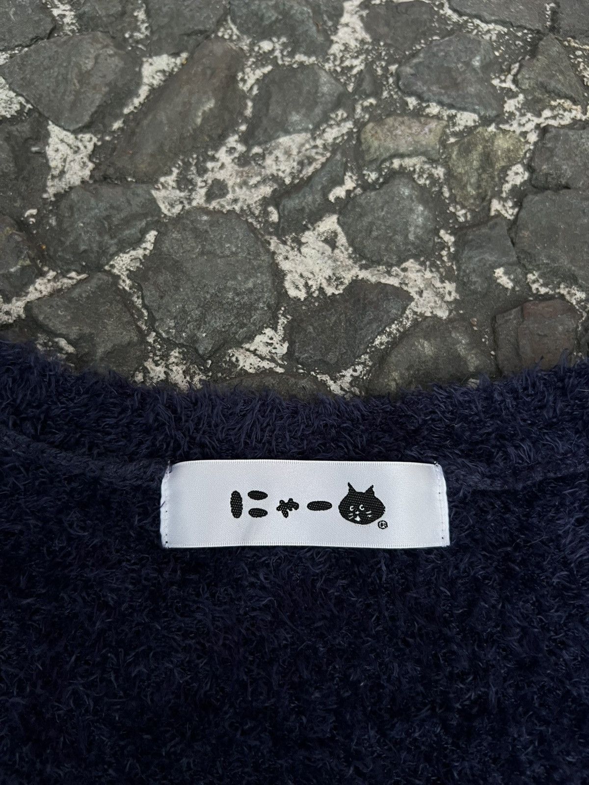 Ne-Net Ne-net Nya! Logo Fuzzy Knit Cardigan Size M / US 6-8 / IT 42-44 - 7 Thumbnail