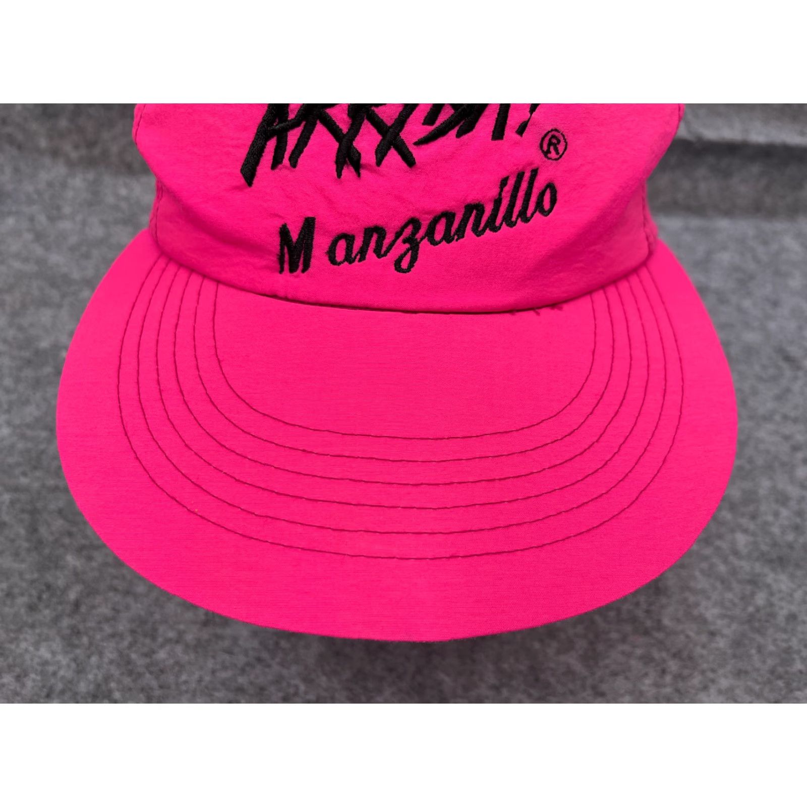Pinko ARRIBA! Manzanillo Cruise Hat Cap Snap Back Adult One Size Neon Pink 100% Nylon Size ONE SIZE - 3 Thumbnail