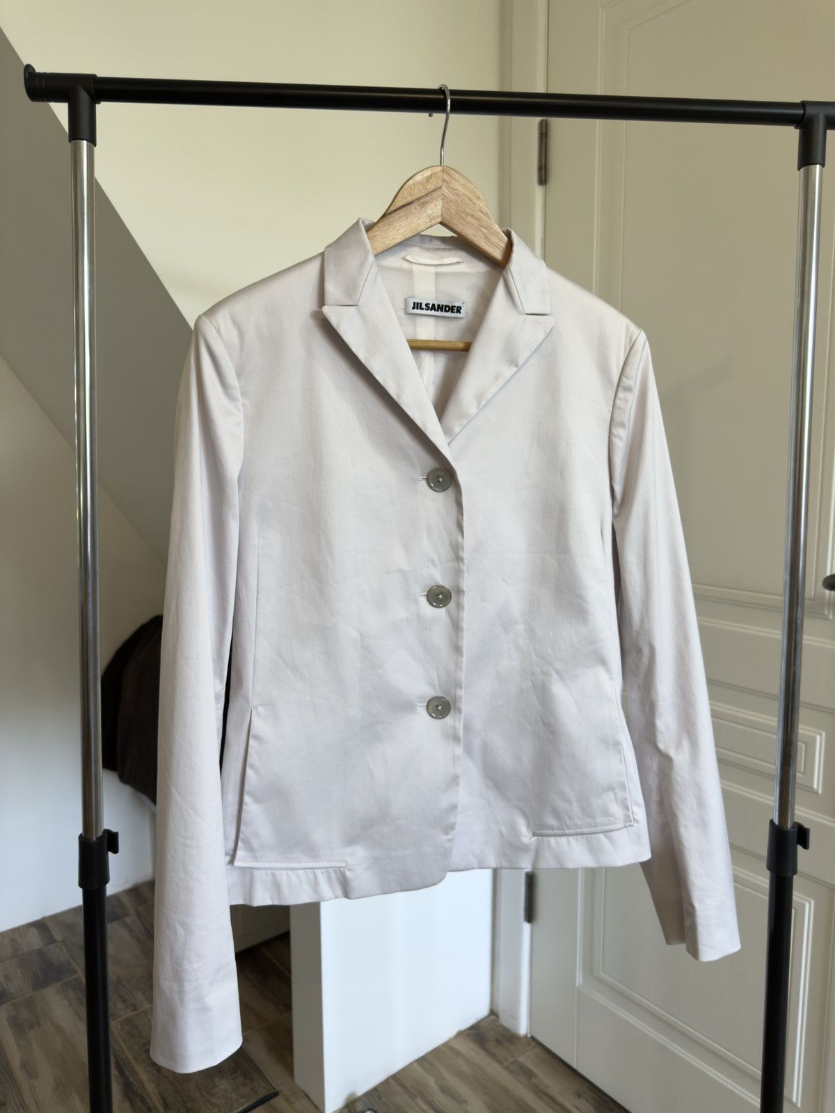 Jil Sander JIL SANDER Lightweight Cotton/Nylon Blazer Jacket Rare Piece Size M / US 6-8 / IT 42-44 - 17 Thumbnail