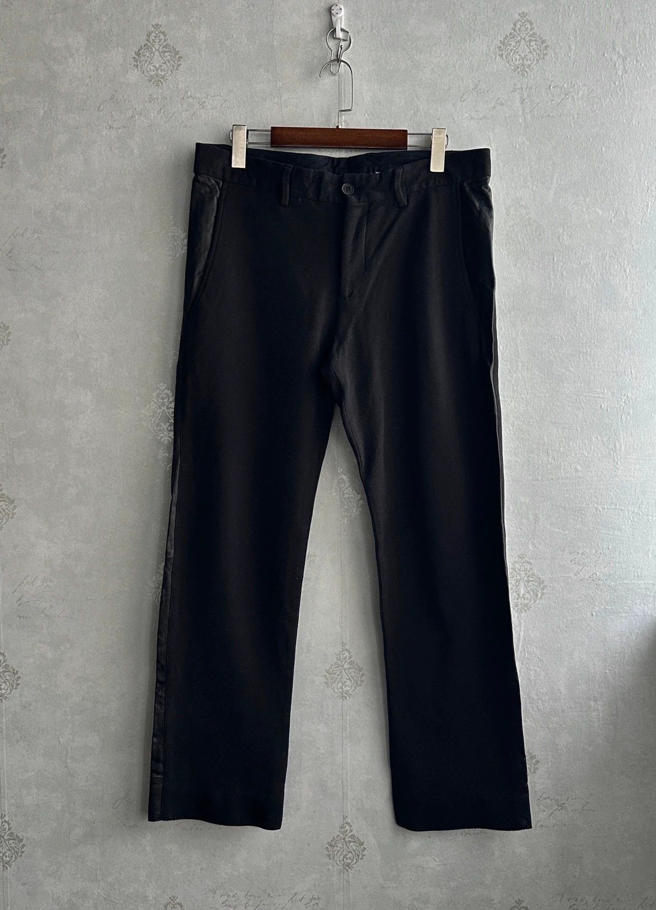 Dirk Bikkembergs Dirk Bikkembergs Side-Panel Leather Pants Size US 34 / EU 50 - 1 Thumbnail