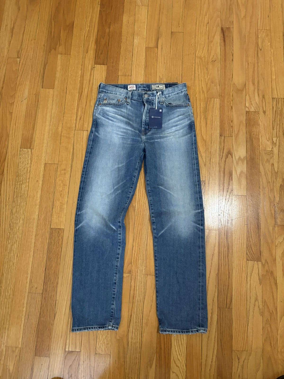 AG Adriano Goldschmied AG Felix Selvage Denim - Vintage Straight Size US 30 / EU 46 - 2 Thumbnail