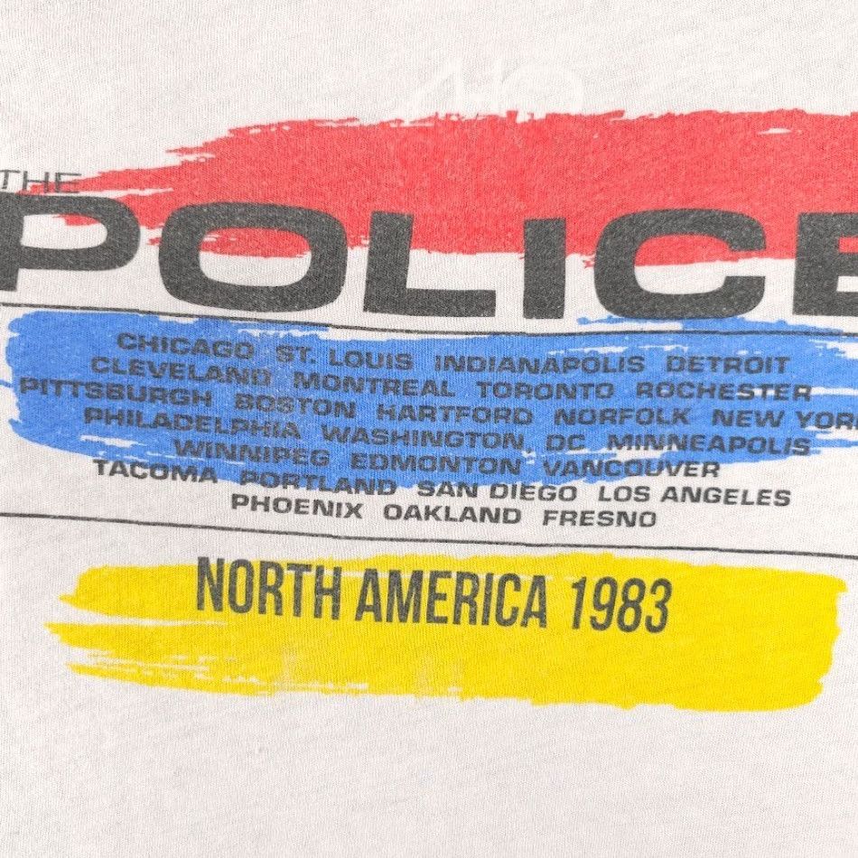 Vintage VINTAGE The Police T Shirt Mens Size XS White 1983 North American Tour Reprint Sting Size US XS / EU 42 / 0 - 6 Thumbnail