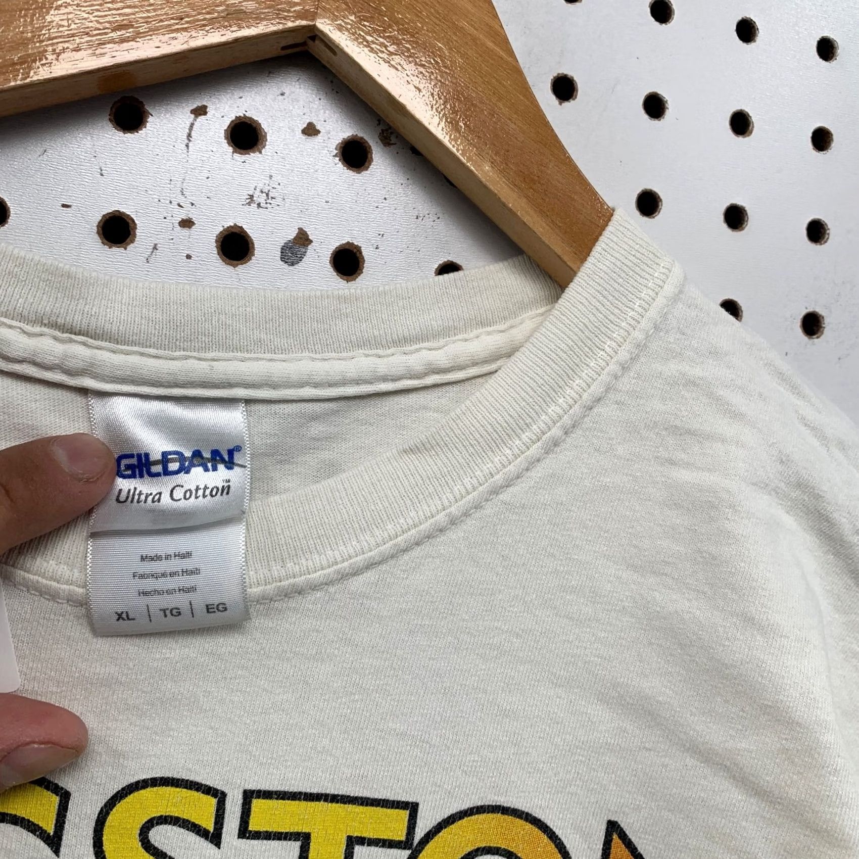 Gildan VINTAGE Kingston Mines Chicago T Shirt Mens XL White Reggae Music Shirt Size US XL / EU 56 / 4 - 5 Thumbnail