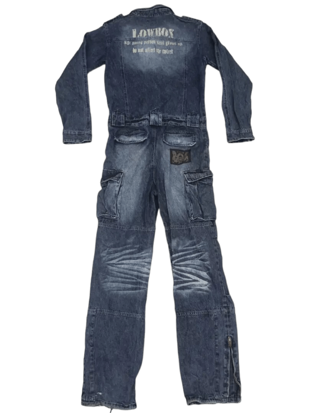 LOWBOX LOWBOX Tactical Multipocket Punk Style Overall Jeans Size US 34 / EU 50 - 15 Thumbnail