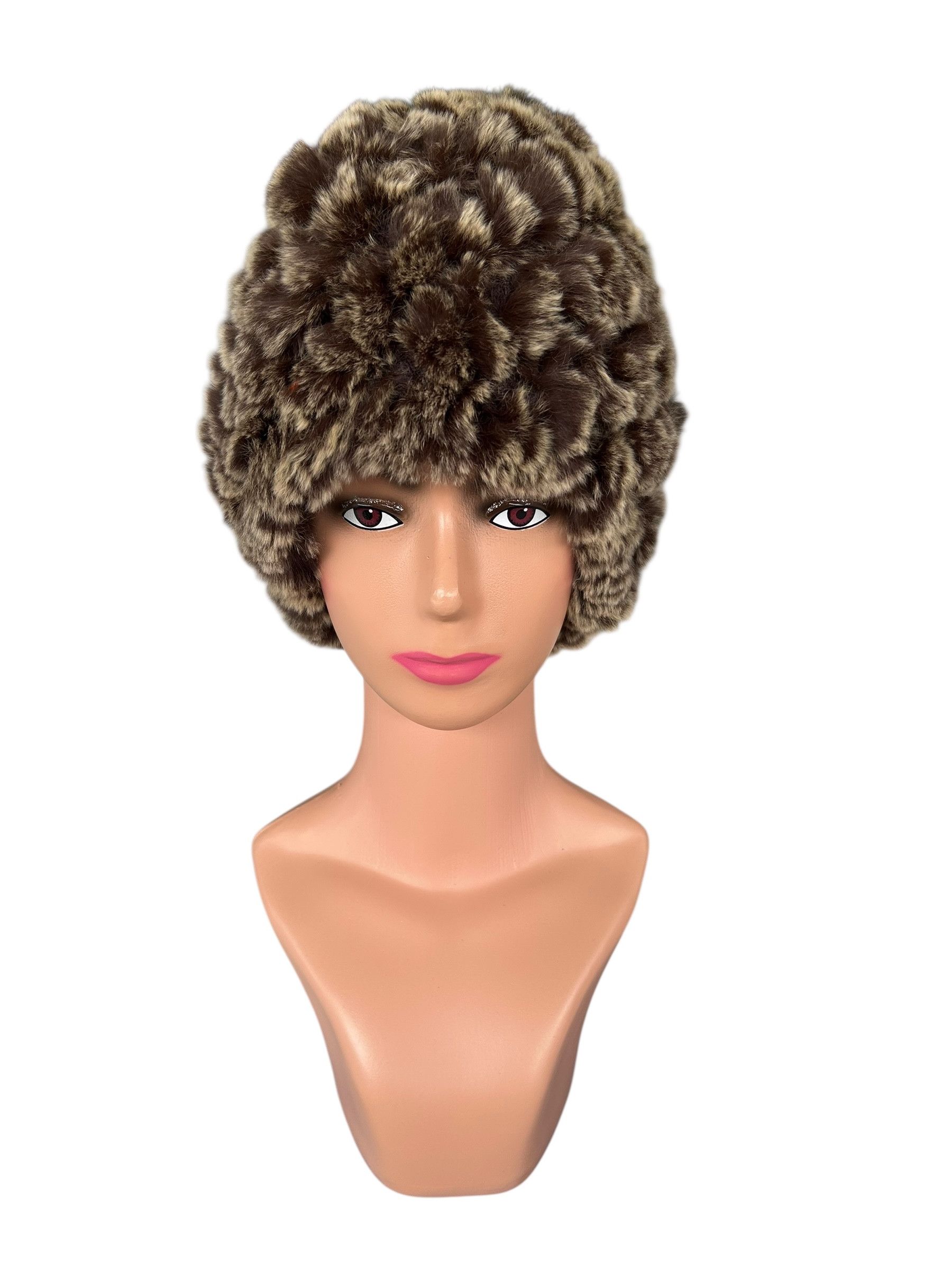 Japanese Brand × Kapital × Vintage Japanese Punk Bondage Style Fur Big Beanie Hats Rare Size ONE SIZE - 3 Thumbnail