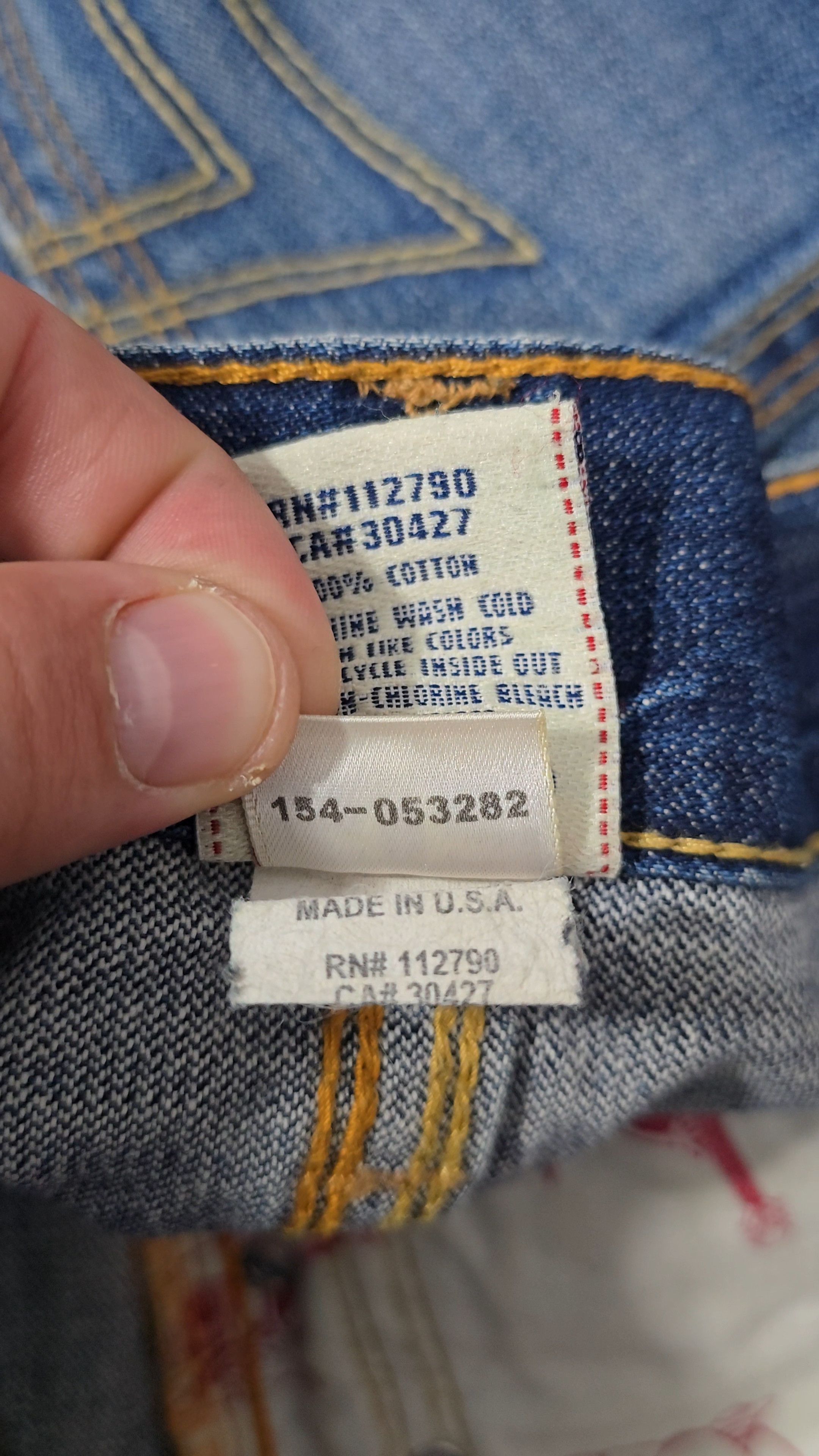 True Religion TRUE True Religion VINTAGE ,Bobby QT jeans w33 made in USA Size US 33 - 13 Thumbnail