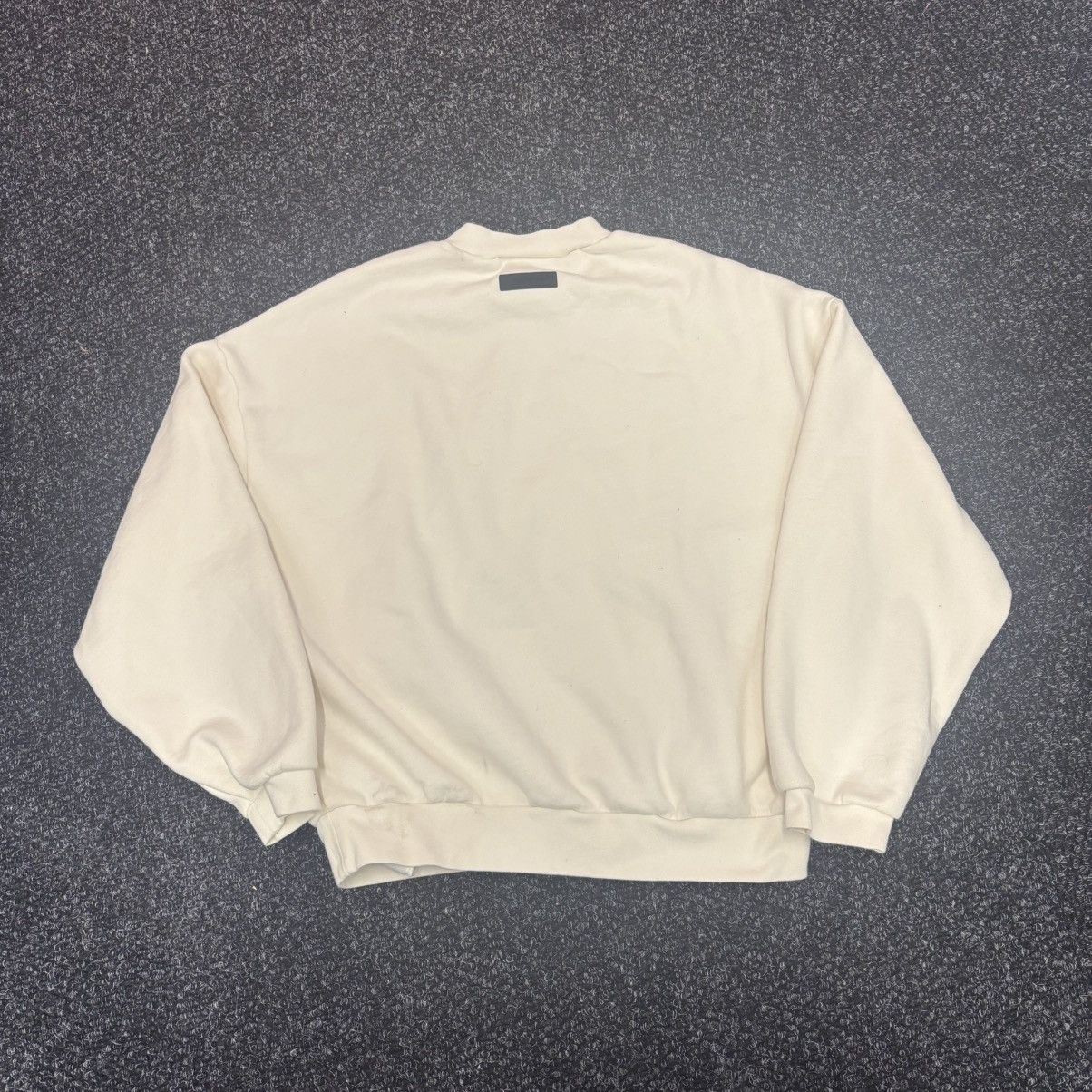 Essentials Fear Of God Essentials Crewneck Cream Size US M / EU 48-50 / 2 - 2 Thumbnail