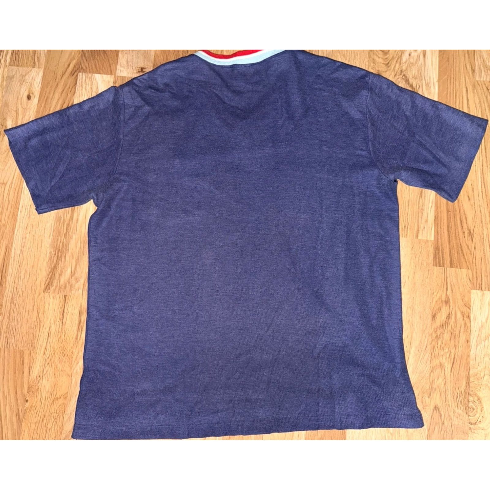 Vintage VINTAGE Pepsi Promo Single Stitch Pocket Shirt Adult Size LG Blue 1970s Cotton Blend Short Sleeve Mens Size US L / EU 52-54 / 3 - 3 Thumbnail