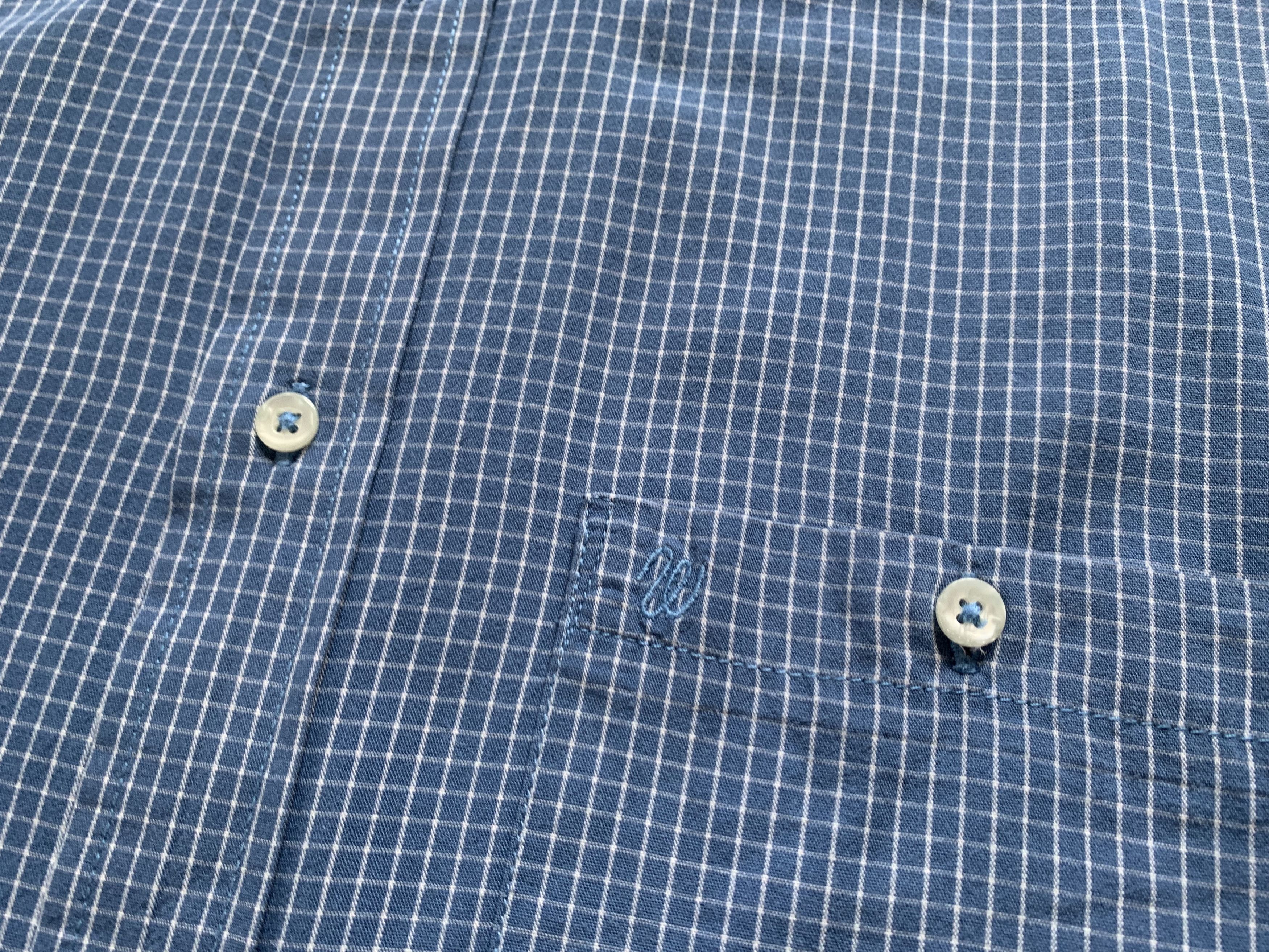 Vintage × Wrangler Wrangler Casual Cotton Short Sleeve Shirt Size US L / EU 52-54 / 3 - 5 Thumbnail
