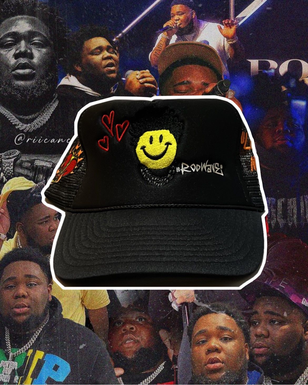 Rap Tees Rod Wave Trucker Hat Size ONE SIZE - 2 Thumbnail