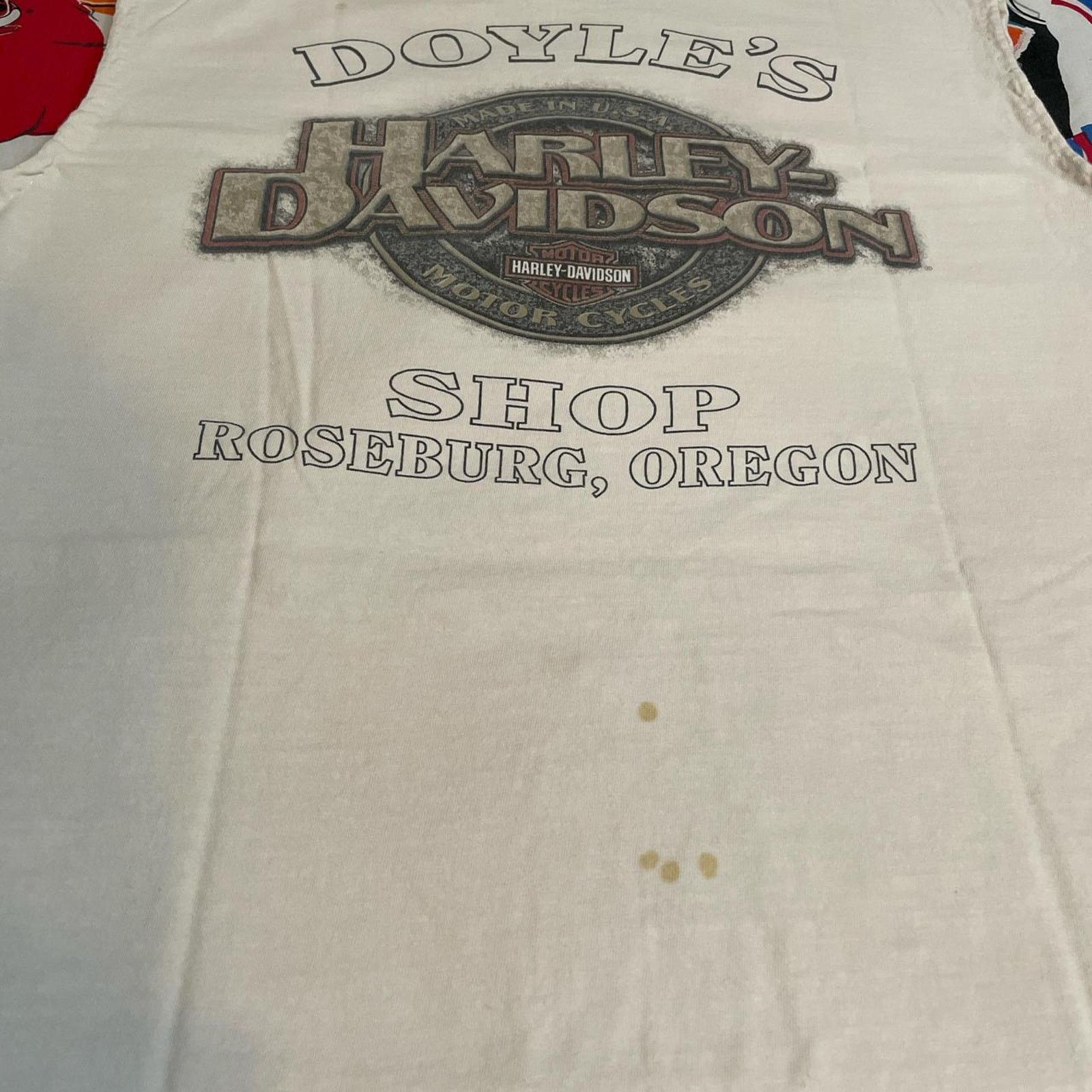 Harley Davidson × Vintage Vintage 98 Harley Davidson Motorcycle Feel The Heat Tank Top Size US L / EU 52-54 / 3 - 4 Thumbnail