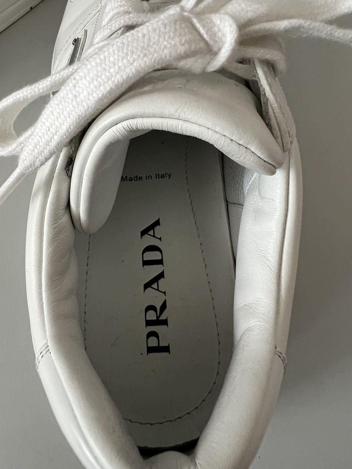 Prada Prada Downtown Leather Sneakers Size US 10 / EU 43 - 8 Thumbnail