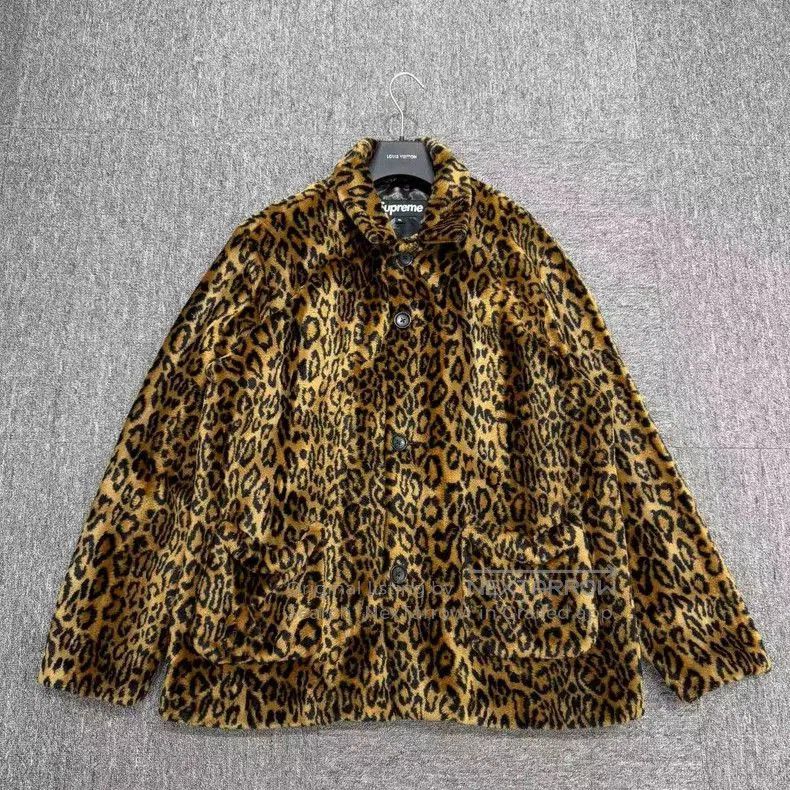 Supreme Supreme Leopard Print Fur Jacket. Size US XL / EU 56 / 4 - 2 Thumbnail