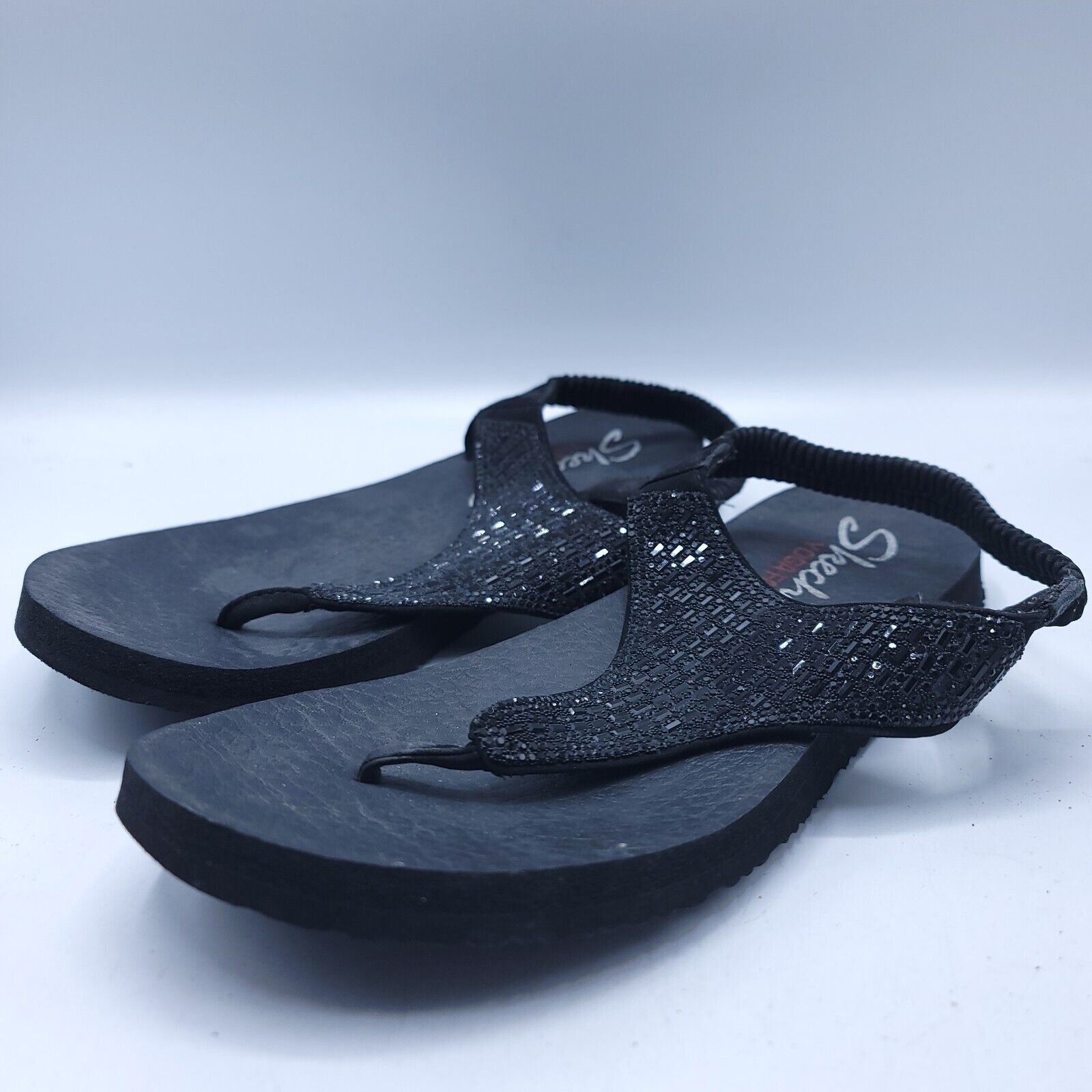 SKECHERS Skechers Meditation Rock Crown Womens Size 7 31590 Black Size US 7 / IT 37 - 1 Thumbnail