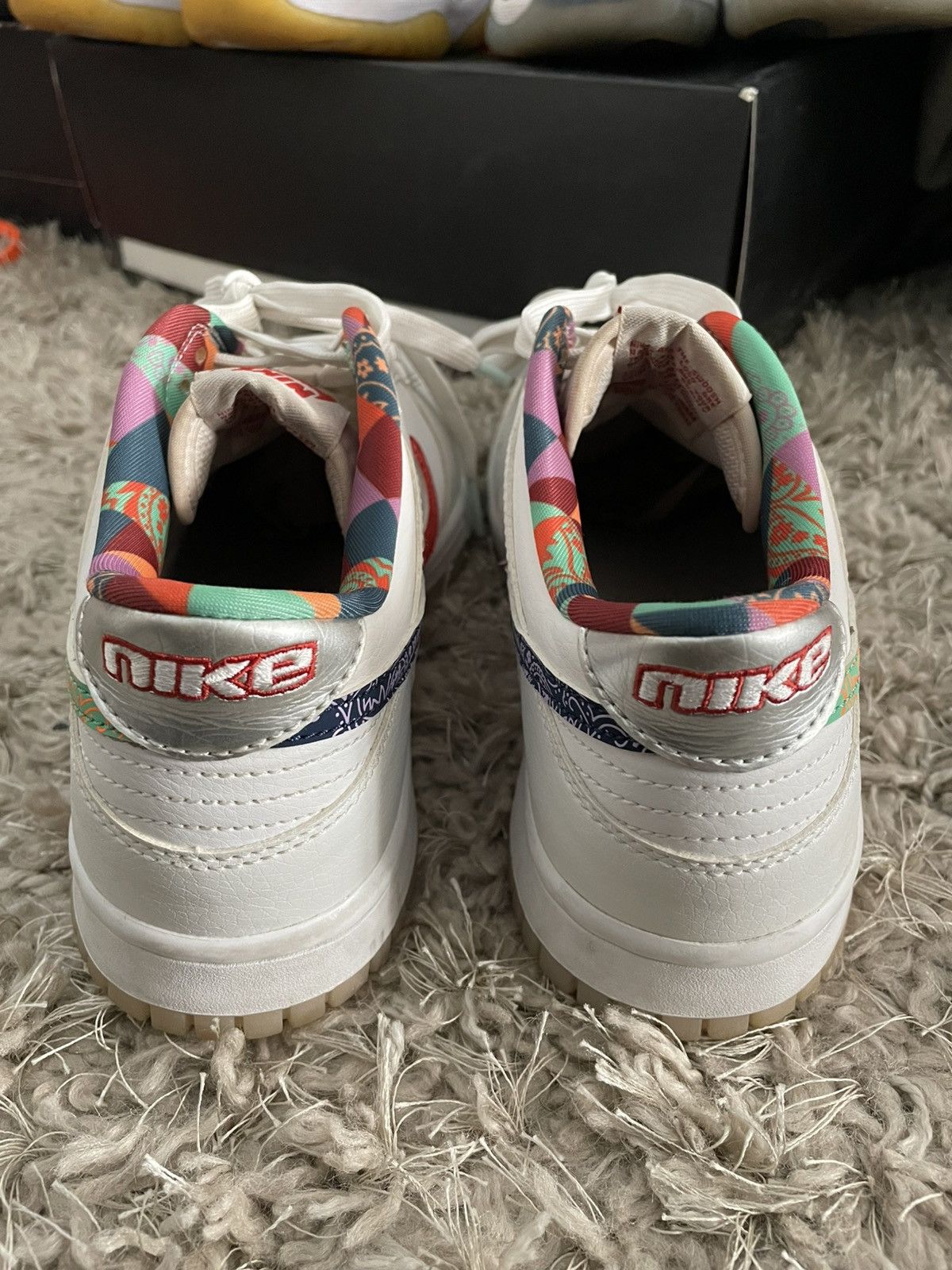Nike Nike Dunk Low GS Multi Color Paisley Size US 7 / EU 40 - 6 Thumbnail