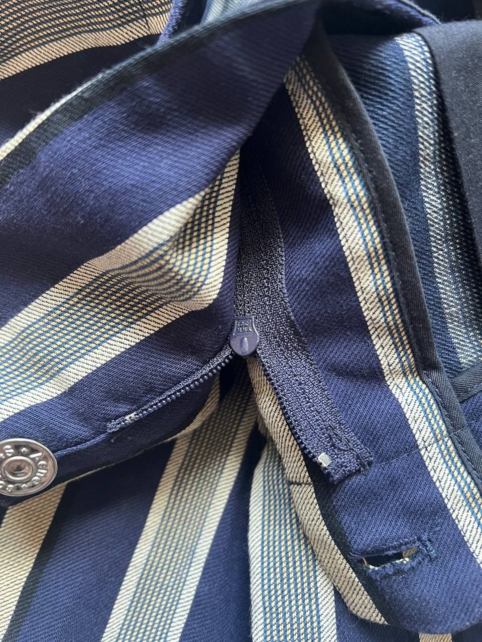 Acne Studios × Japanese Brand Acne Studios Pell den denim striped shorts Size US 32 / EU 48 - 7 Thumbnail