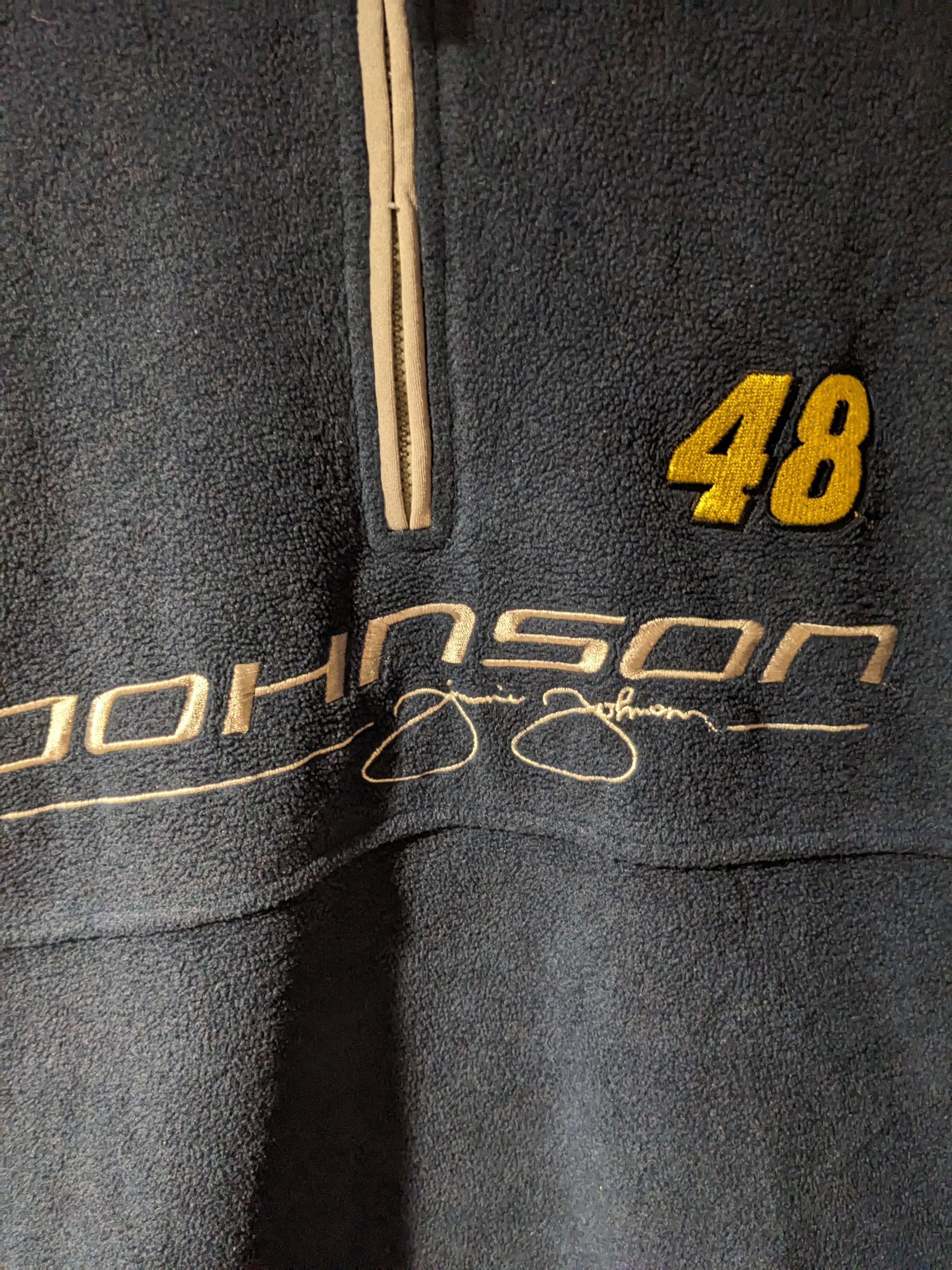 Chase Authentics × NASCAR × Vintage Jimmy Johnson Nascar Chase Authentic Medium Fleece Sweater Size US M / EU 48-50 / 2 - 2 Thumbnail