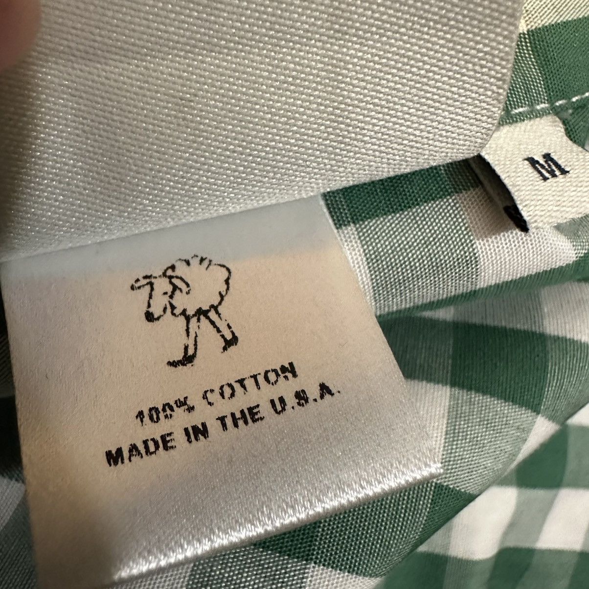 Sleepy Jones Rare Sleepy Jones Henry Pajama Set Green Gingham Tailored Size 30 - 5 Thumbnail