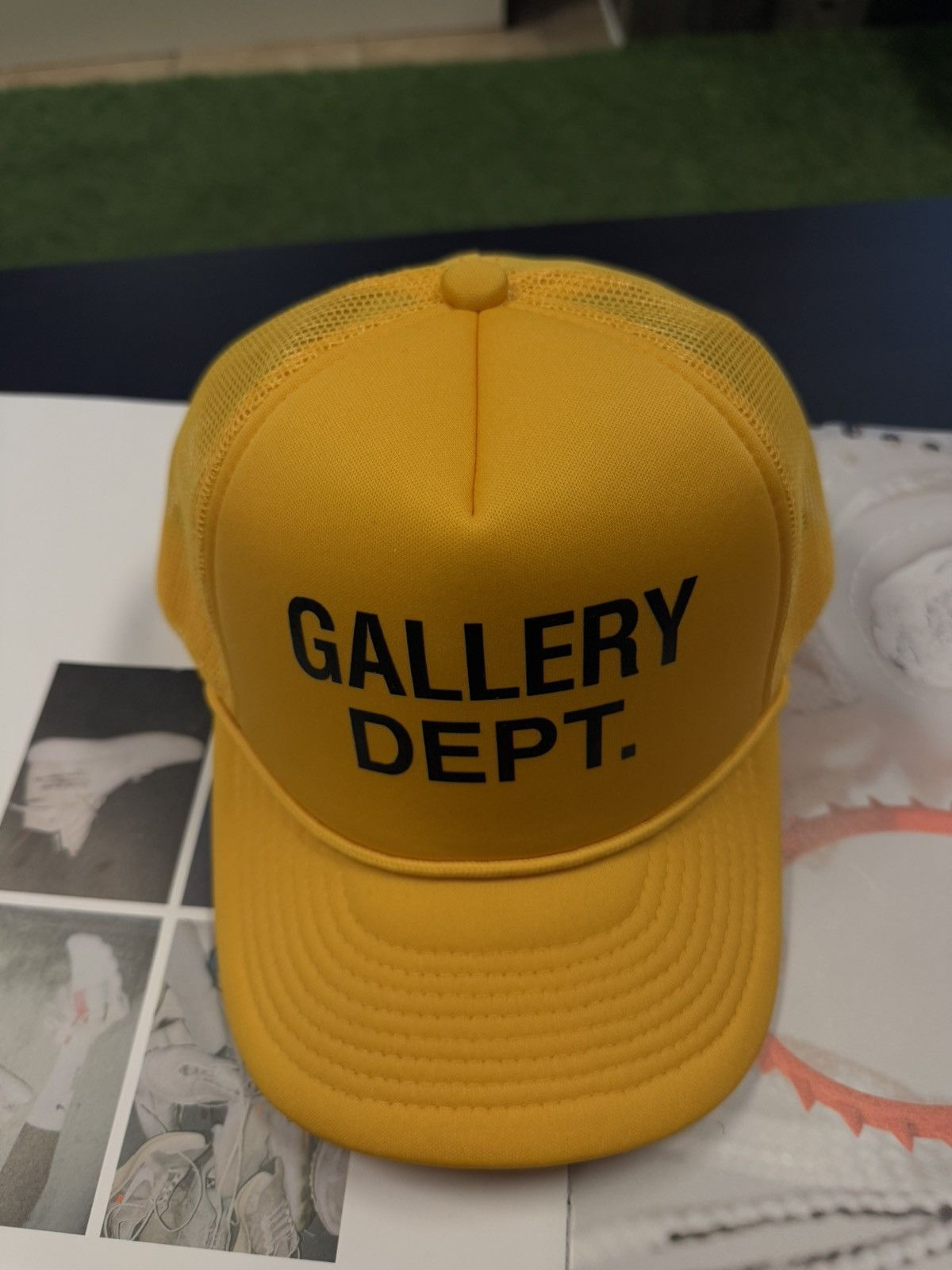 Gallery Dept. Gallery DEPT Logo Hat Yellow Adjustable (NEW) Size ONE SIZE - 6 Thumbnail