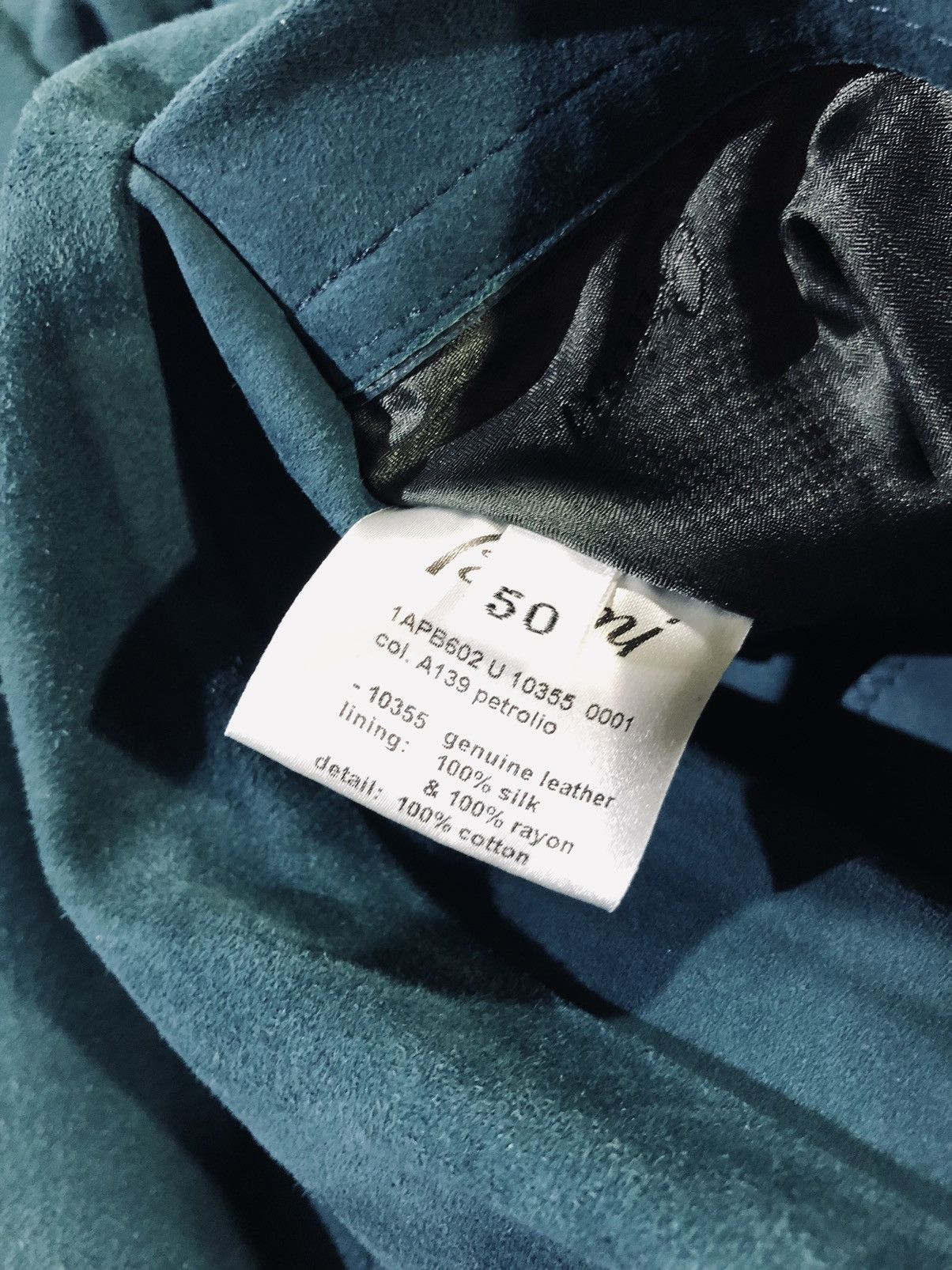 Brioni Brioni 🇮🇹 Blu suede silk lined bomber 50 NEW Size US M / EU 48-50 / 2 - 7 Thumbnail