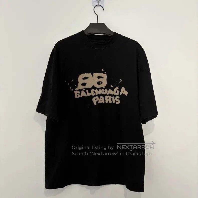 Balenciaga Balenciaga SS23 Logo Print Short Sleeve T-Shirt. Size US XS / EU 42 / 0 - 1 Thumbnail
