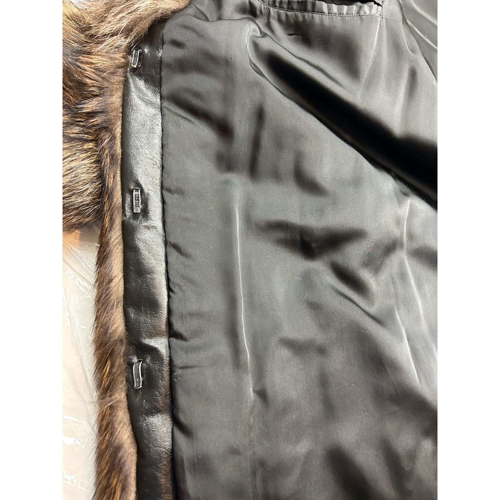 Other Vintage Raccoon Fur Coat Dior Lined by Alaskan Custom Furs Size XL / US 12-14 / IT 48-50 - 11 Thumbnail